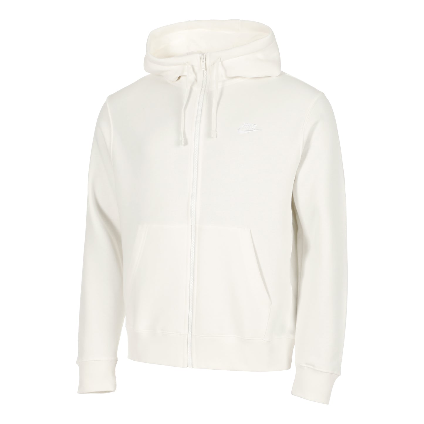 Nike Sportswear Club Full Zip Mikina s kapucí Muži - krémová, bílá