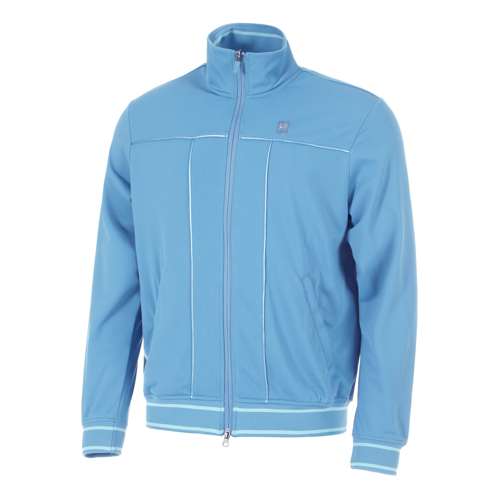Nike Court Heritage Tréninková Bunda Muži-Světle Modrá
