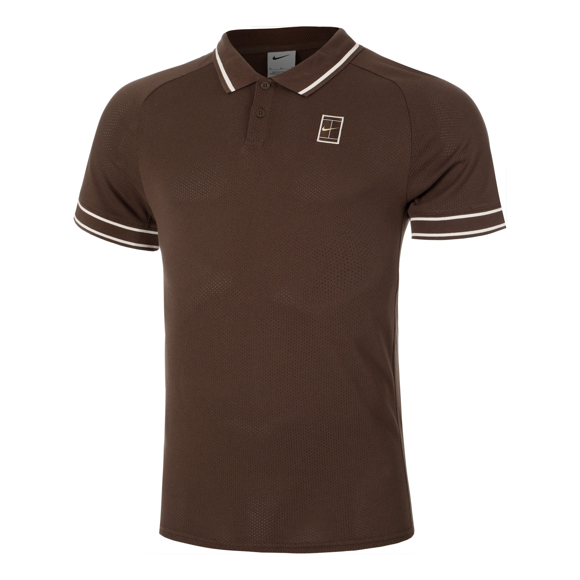 Nike Court Heritage Pólo Muži-Hnědá