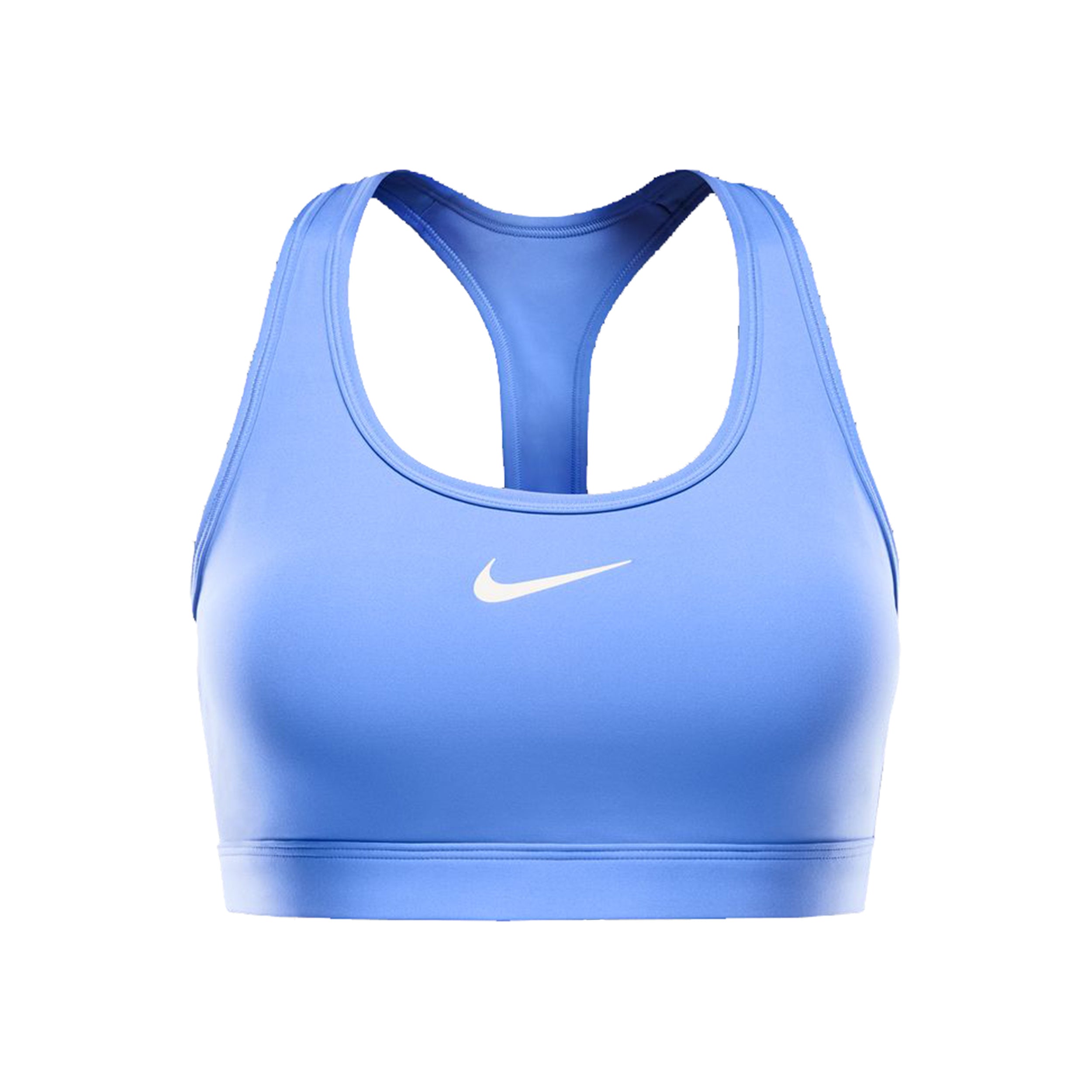 Nike Swoosh Medium Sportovní podprsenka Dámy - světle modrá, bílá