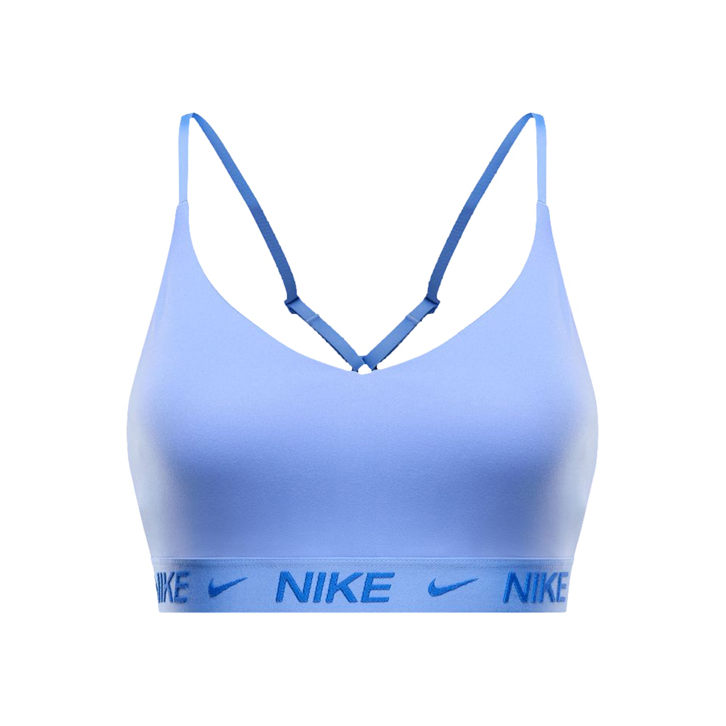 Nike Dri-Fit INDY LGT Support Sportovní podprsenka Dámy-světle modrá