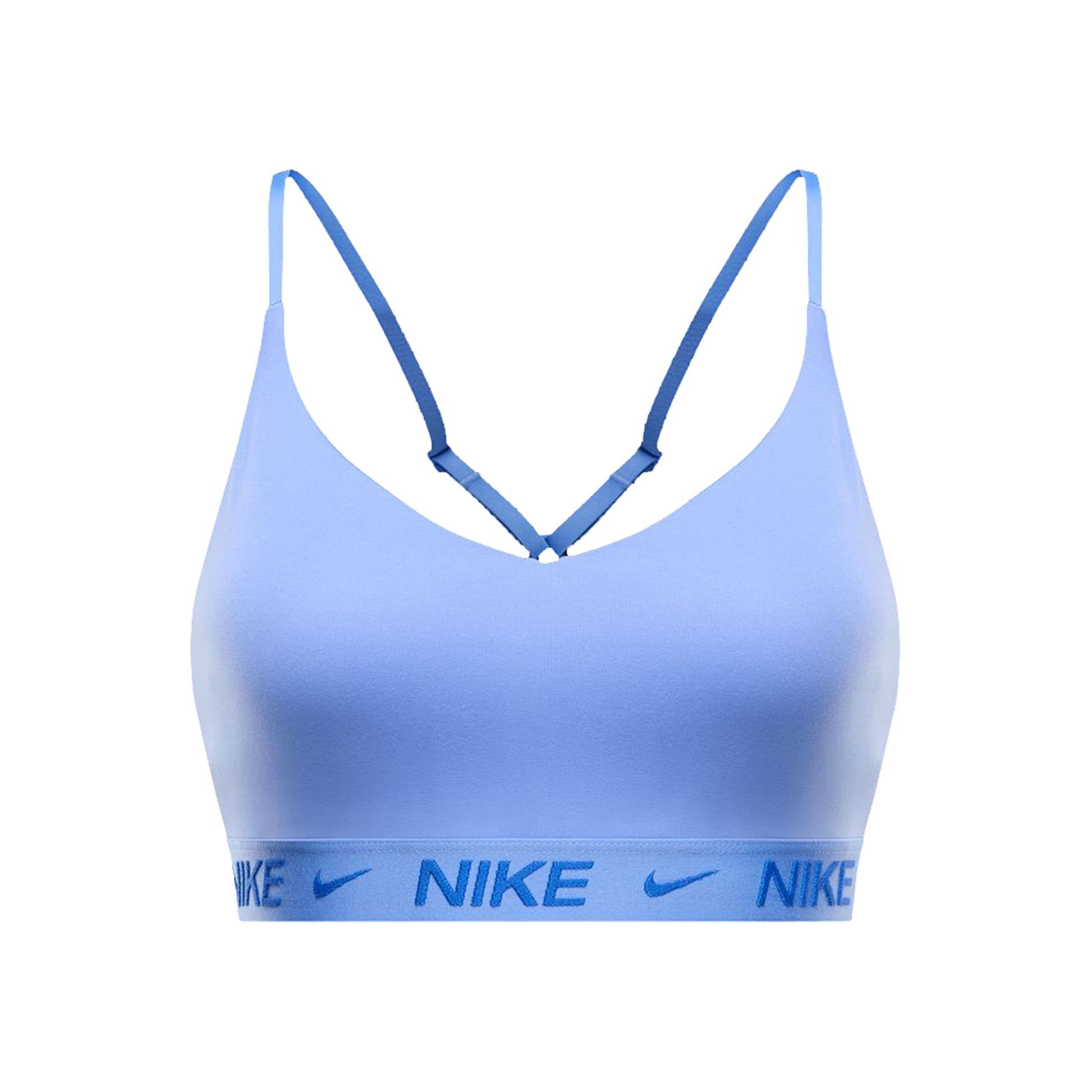 Nike Dri-Fit INDY LGT Support Sportovní podprsenka Dámy-světle modrá