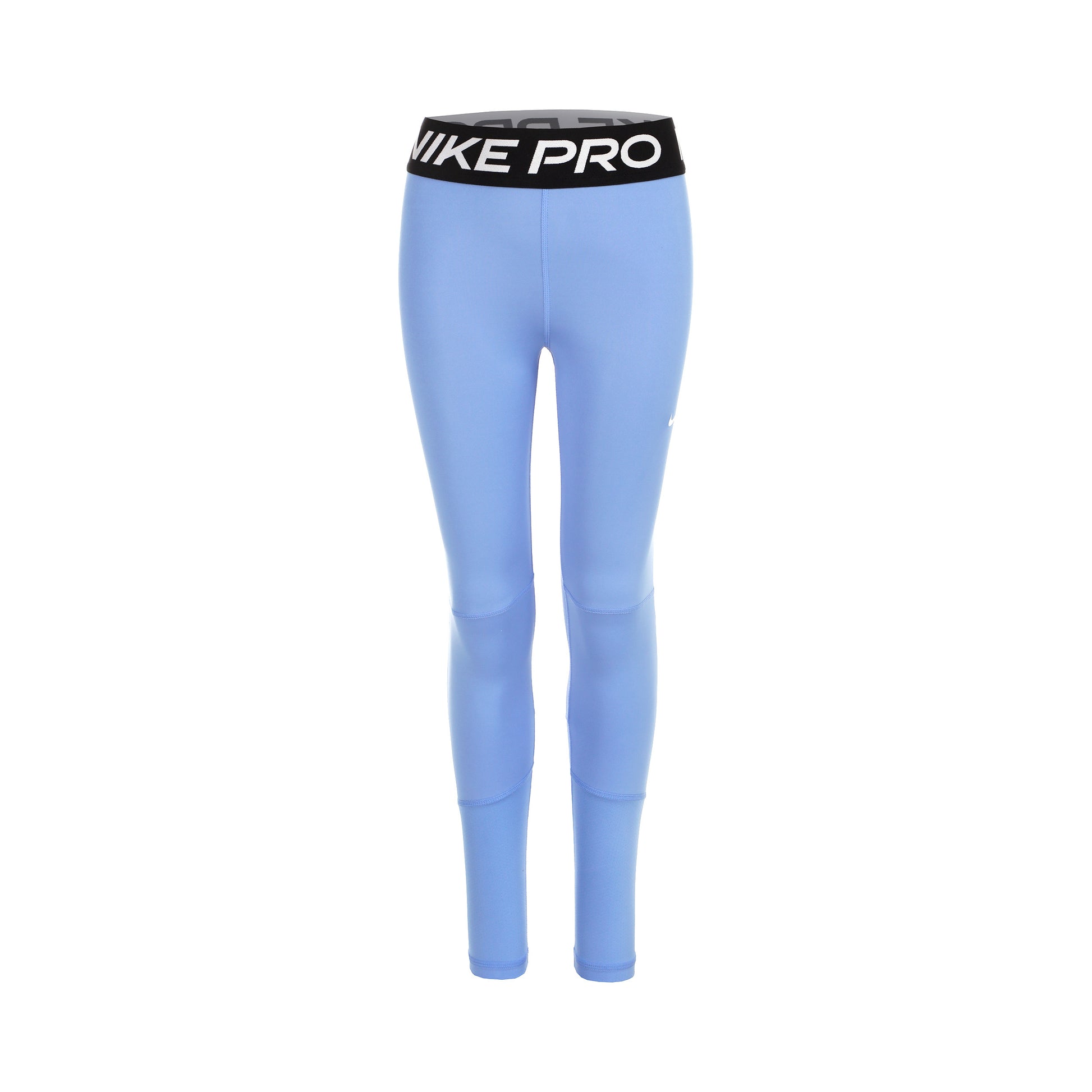 Nike Pro Těsné Dívky - světle modrá, bílá