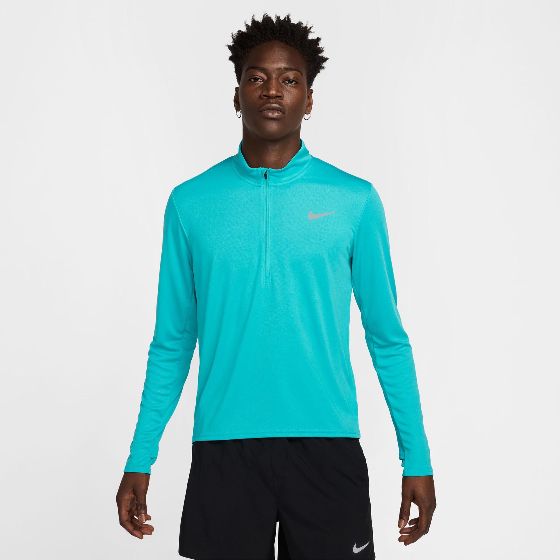 Nike Pacer Half-Zip Běžecké tričko Muži - tyrkysová