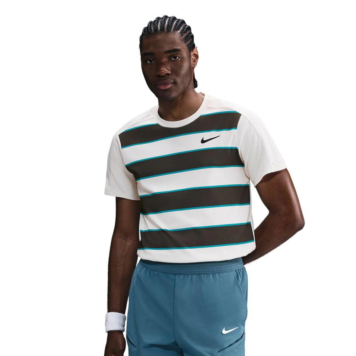 Nike Court Dri-Fit Advantage Slam Tričko Muži - krémová, hnědá