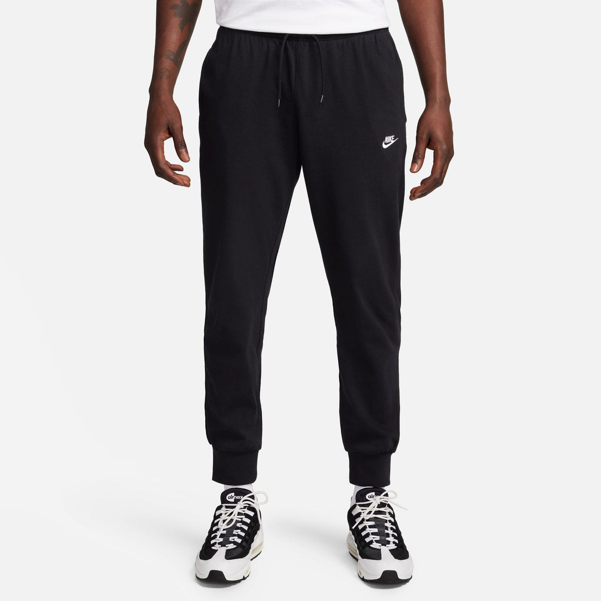 Nike Club Knit Tréninkové Kalhoty Muži-Černá