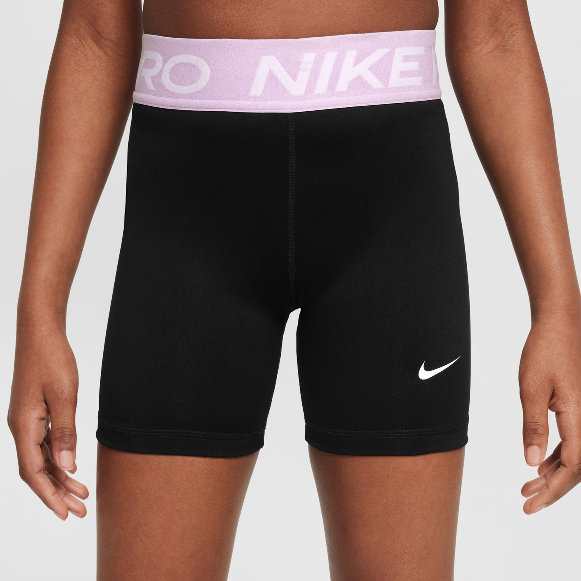 Nike Dri-Fit Big Kids 3in Šortky Dívky - černá, šeříková
