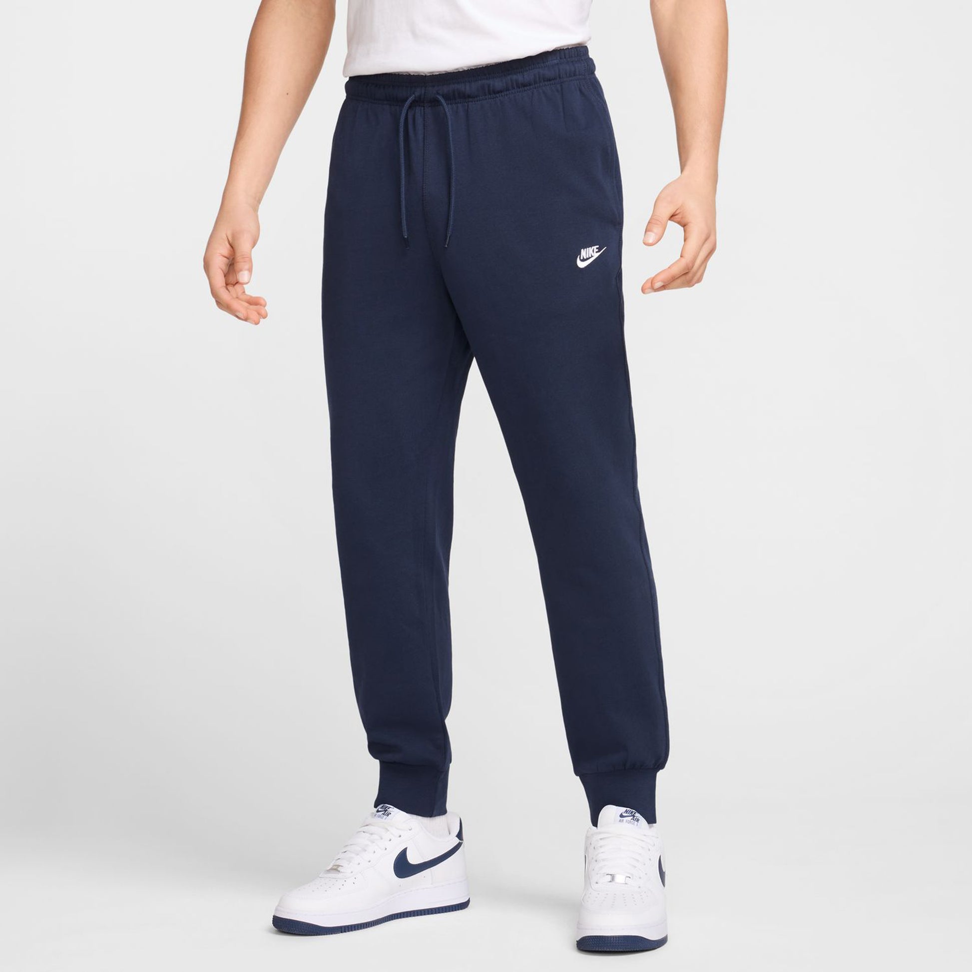 Nike Club Knit Tréninkové Kalhoty Muži-Tmavě Modrá
