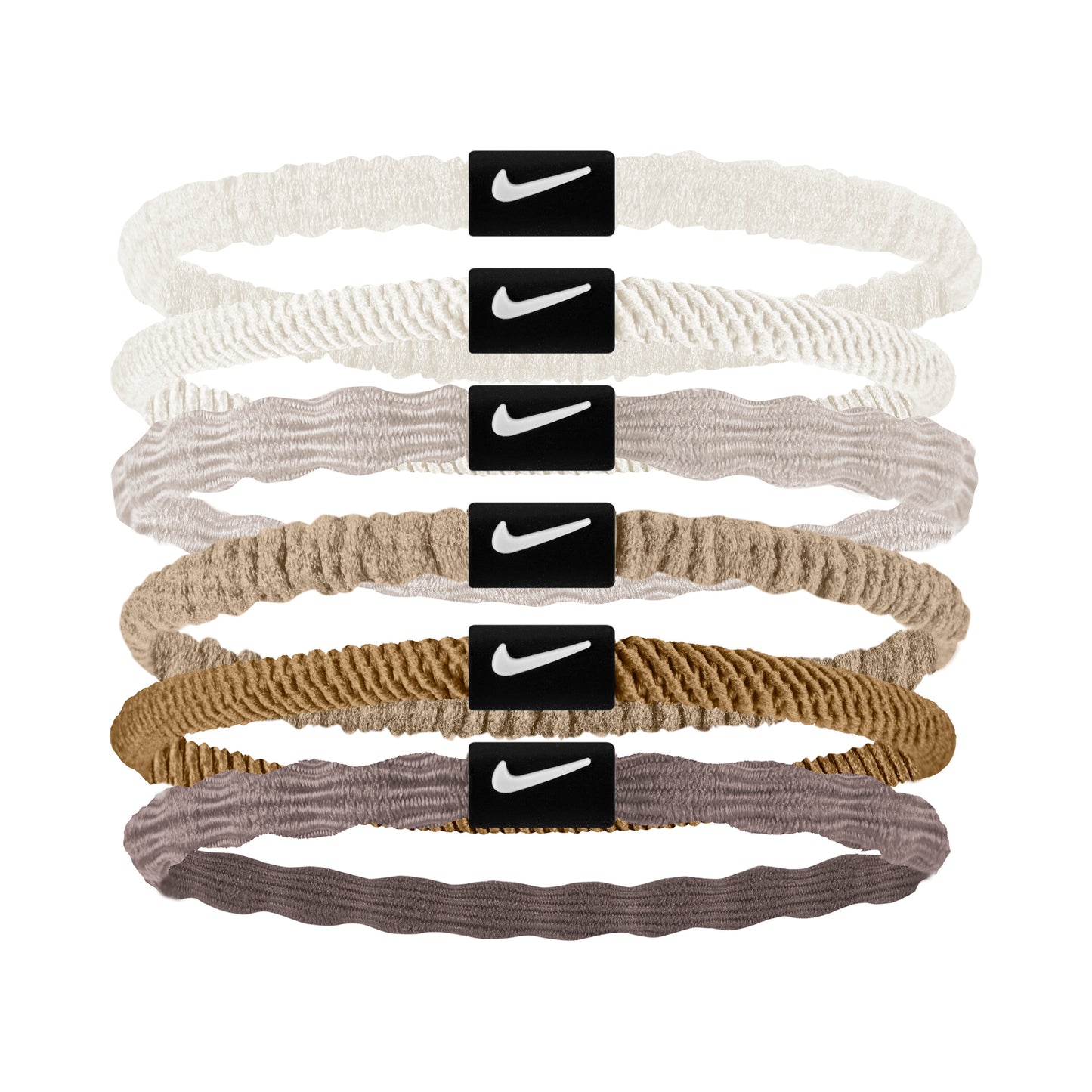 Nike Flex Čelenka 6ks Balení-Vícebarevné,Sand