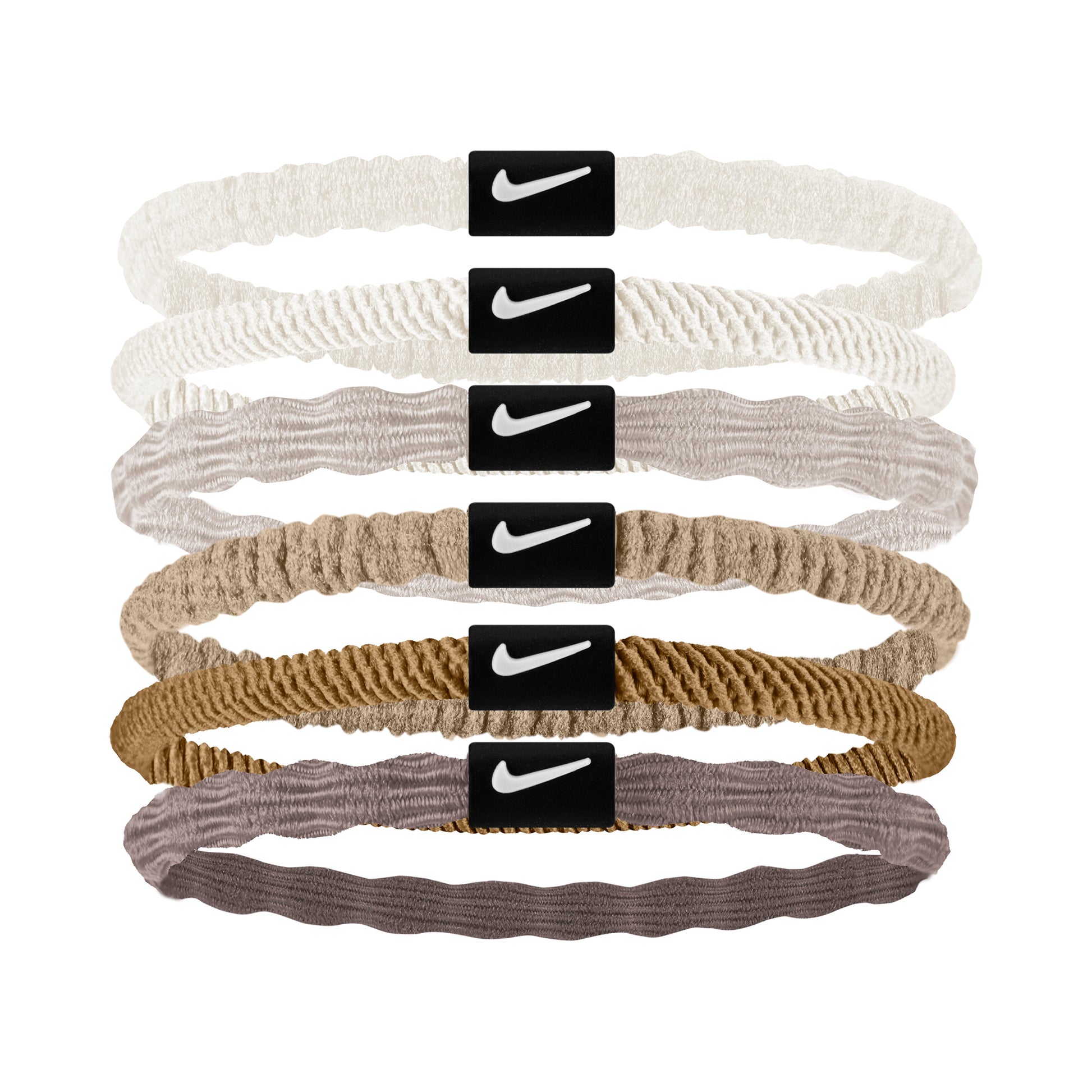 Nike Flex Čelenka 6ks Balení-Vícebarevné,Sand
