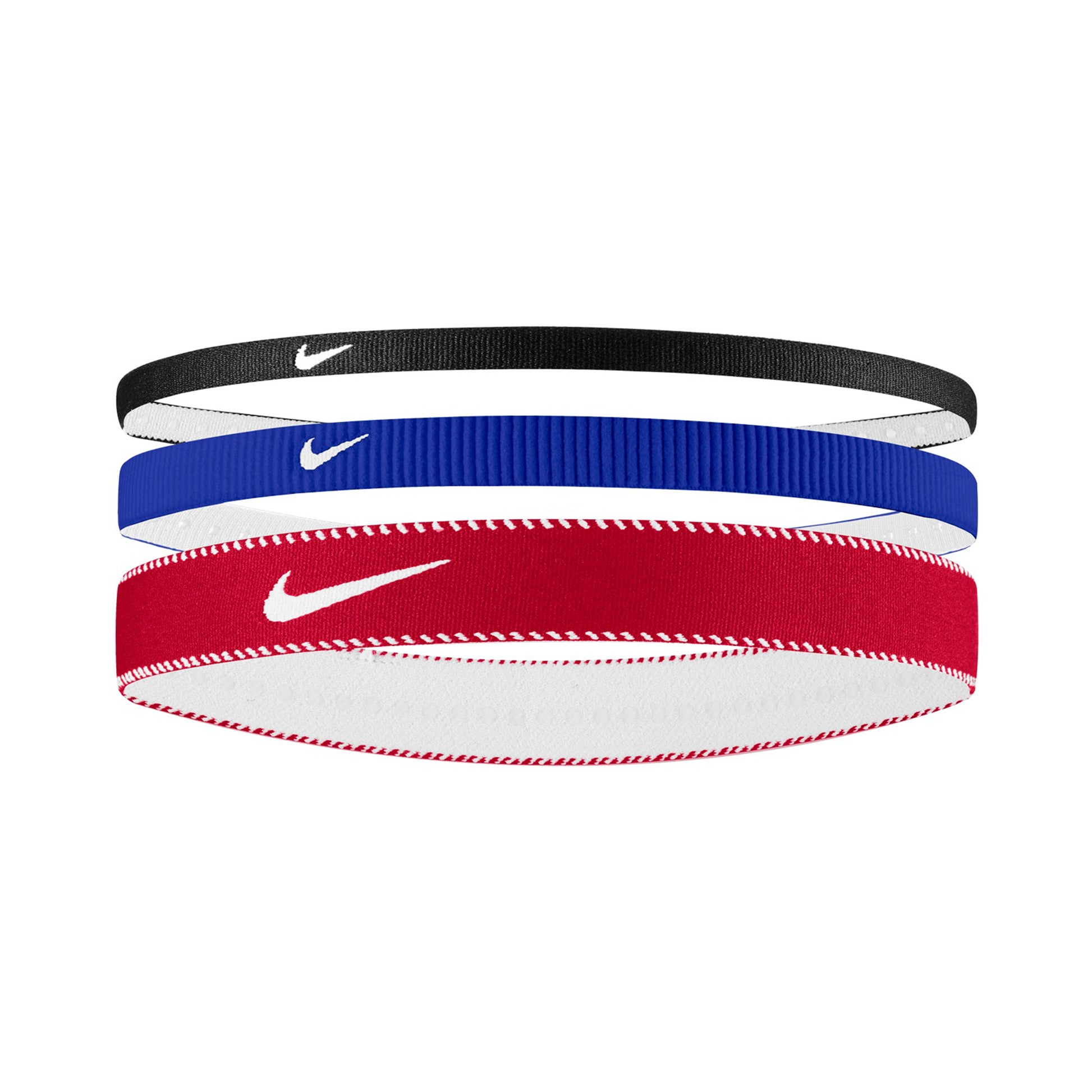 Nike Nike Flex Classic Mixed Čelenka 3ks V Baleni-Modrá,Červená