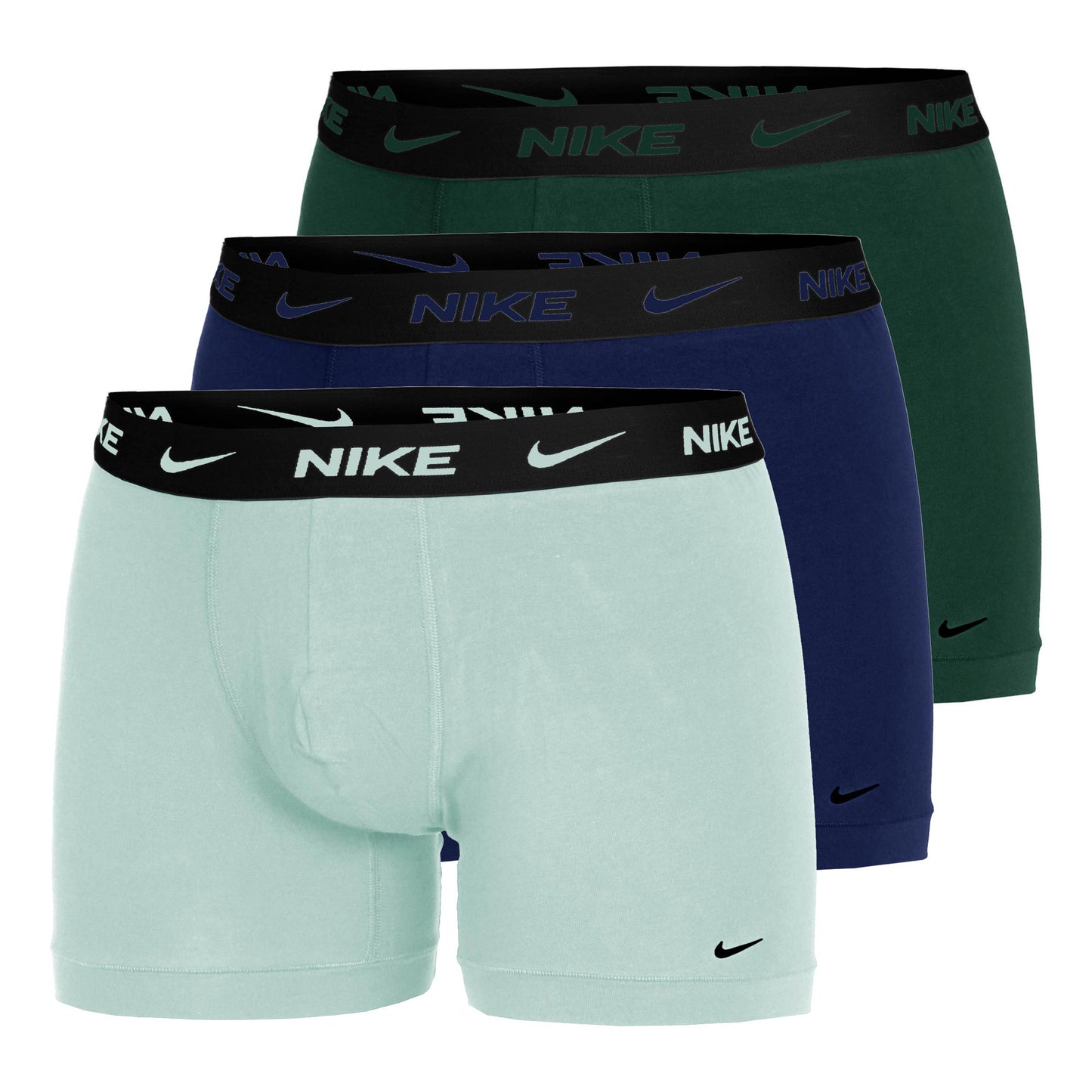 Nike Dri-Fit Essential Micro Trunk Trenýrky 3ks v baleni Muži - mint, modrá