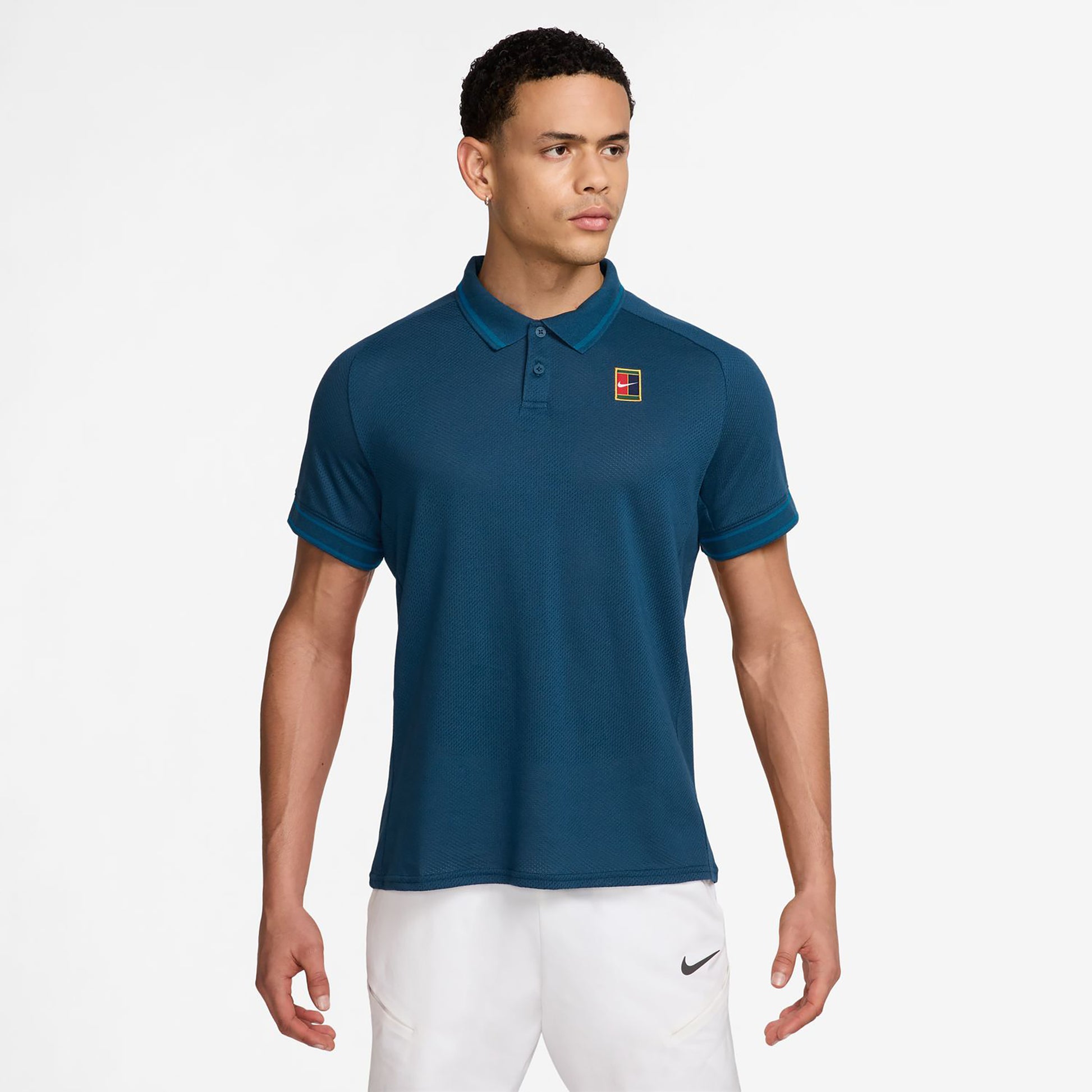 Nike Court Heritage Pólo Muži-Blaugrau,Zelená