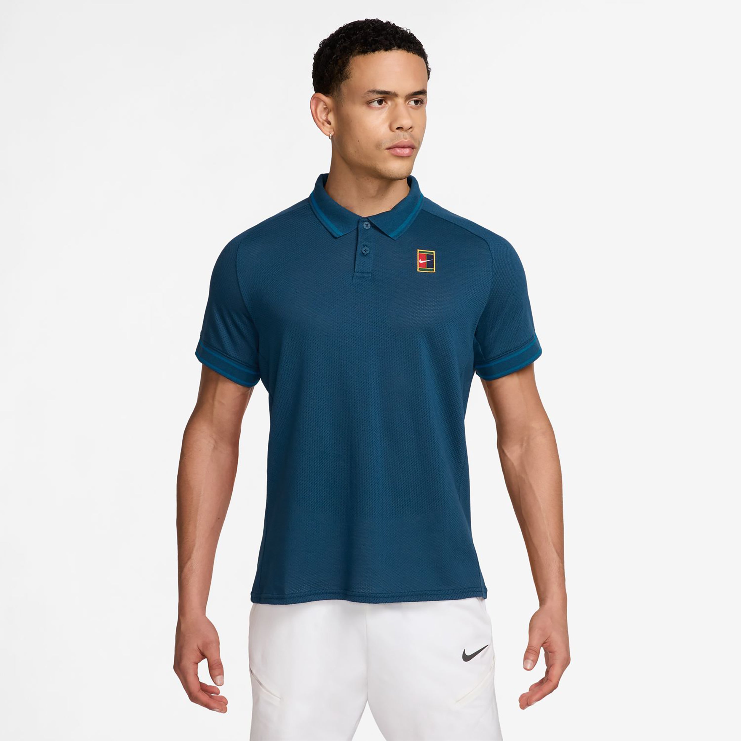 Nike Court Heritage Pólo Muži-Blaugrau,Zelená