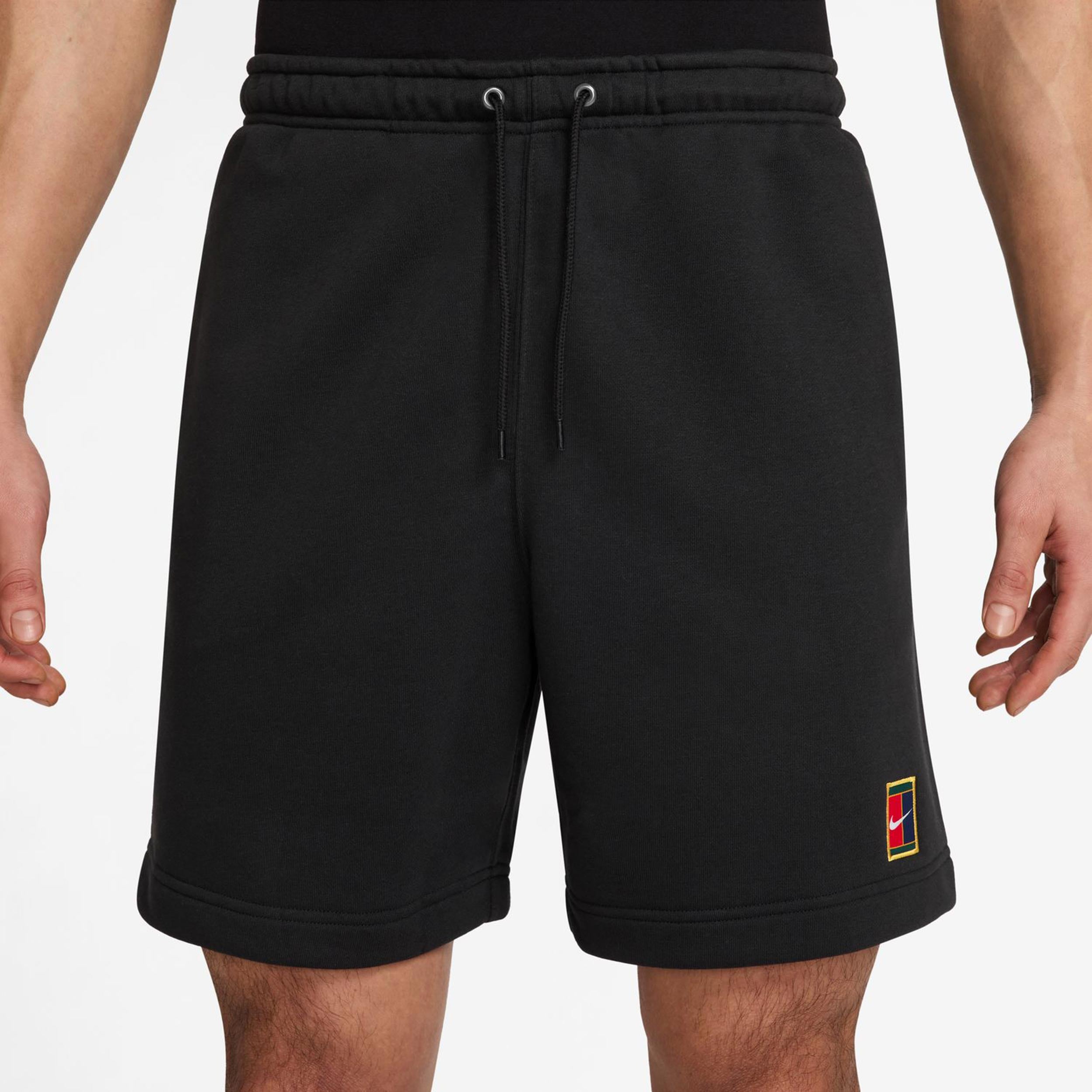 Nike Court Dri-Fit Heritage Fleece Šortky Muži-Černá