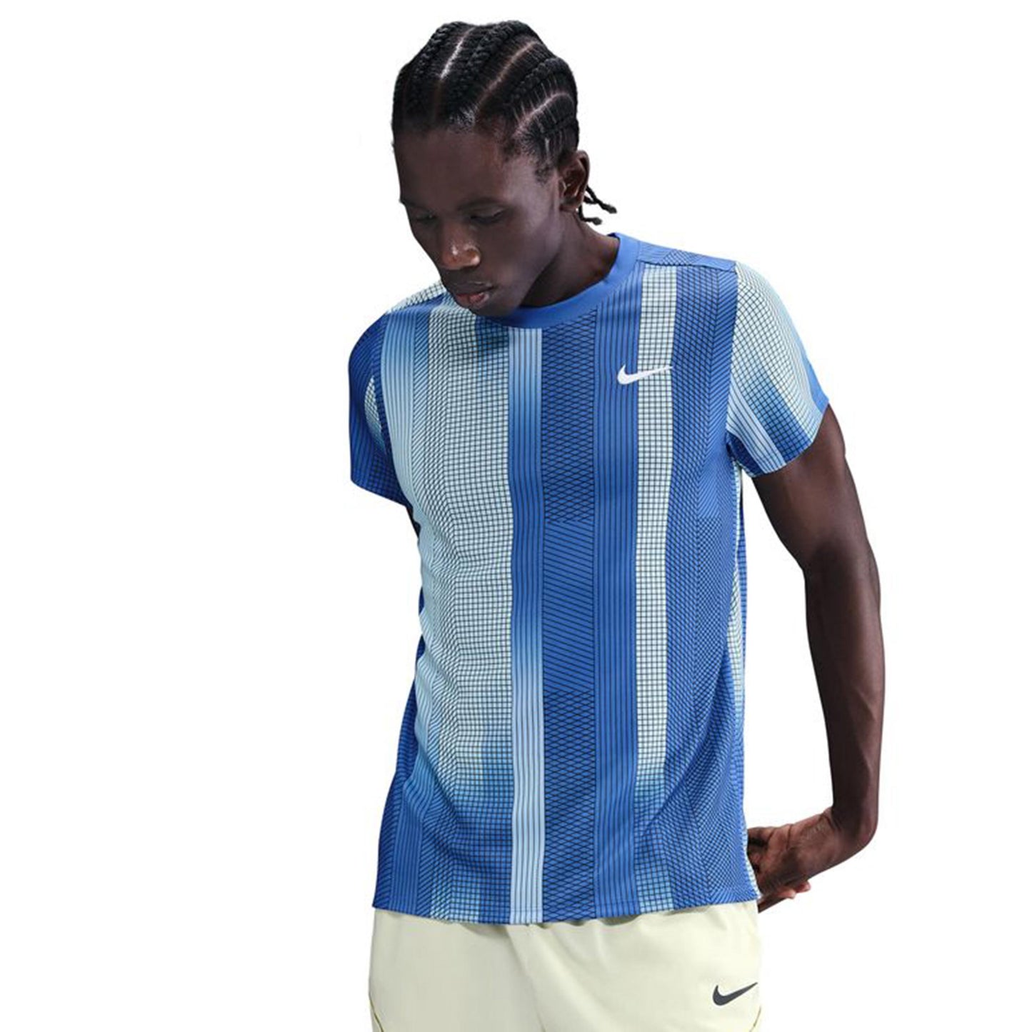 Nike Court Dri-Fit Victory Print Tričko Muži-Modrá,Světle Modrá