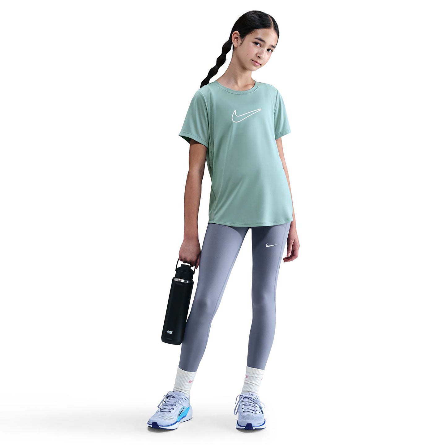 Nike Dri-FIT One Tričko Dívky-šalvěj
