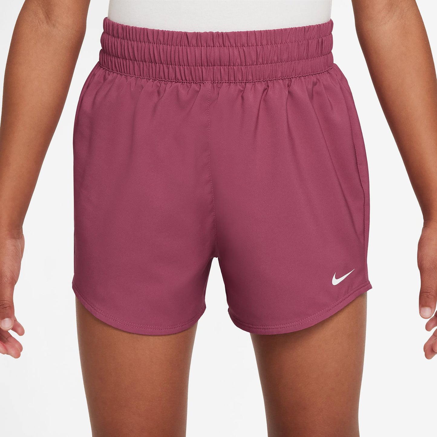 Nike Dri-Fit One Woven High Rise Šortky Dívky-Berry