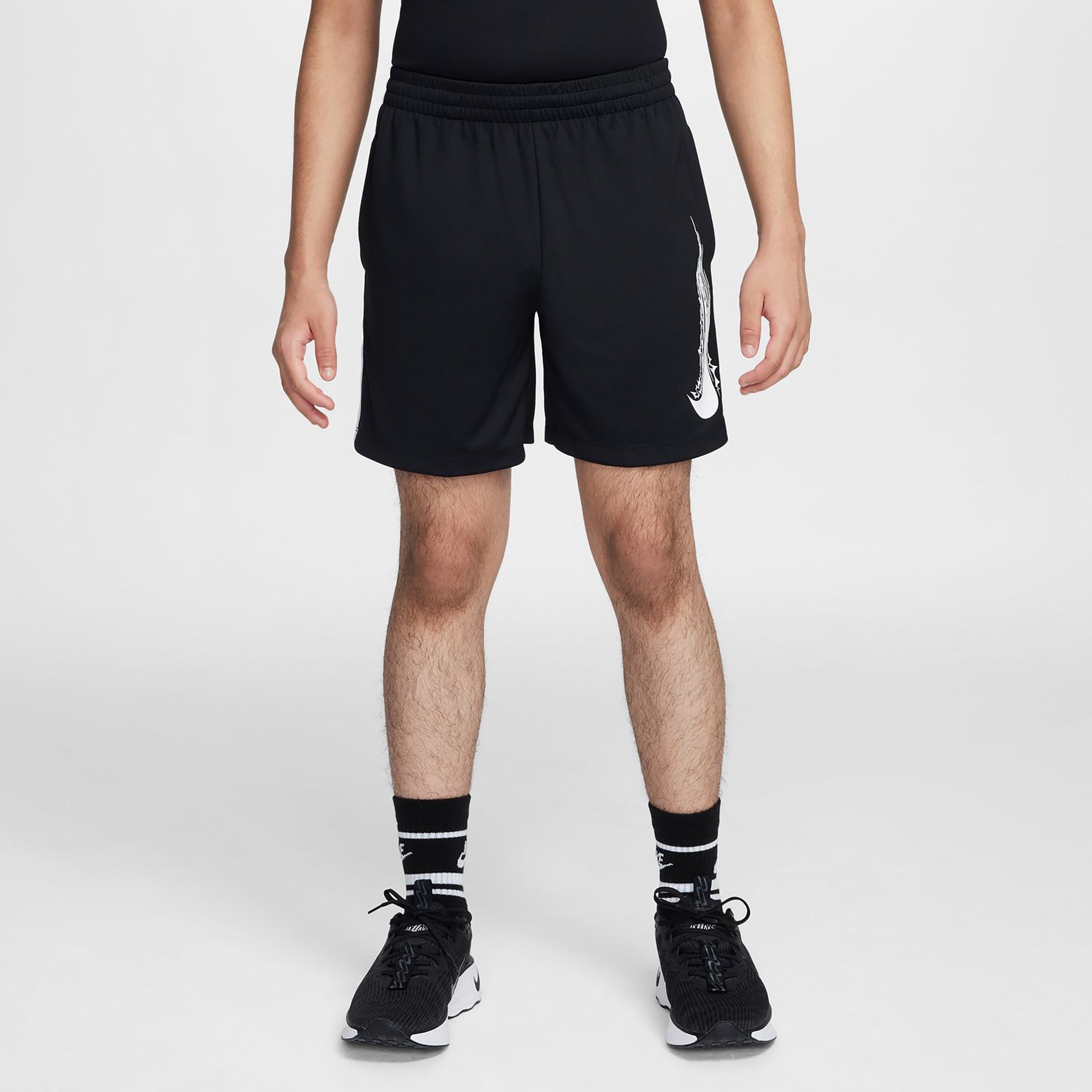 Nike Dri-Fit Multi Šortky Děti-Černá