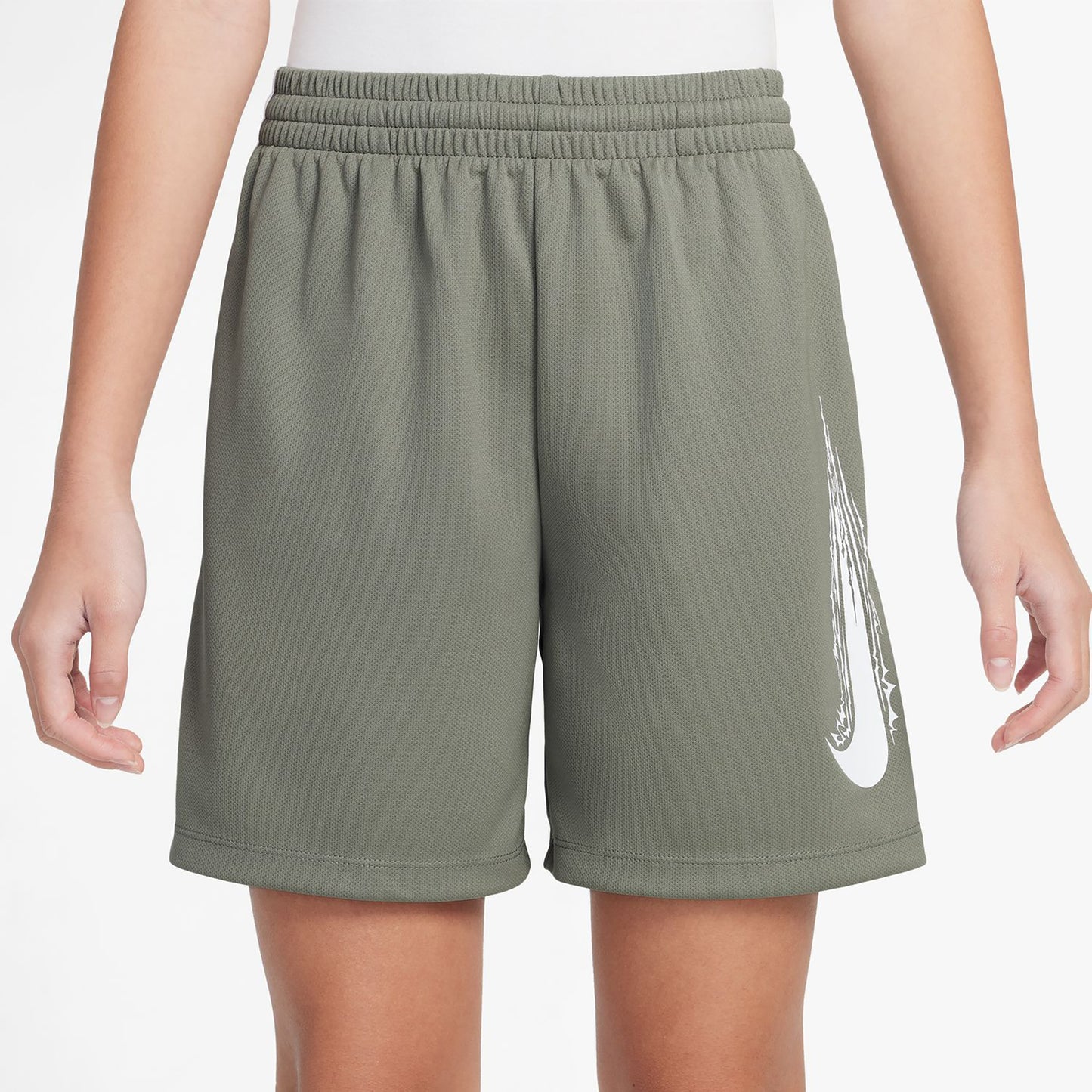 Nike Dri-Fit Multi Šortky Děti-Olivová