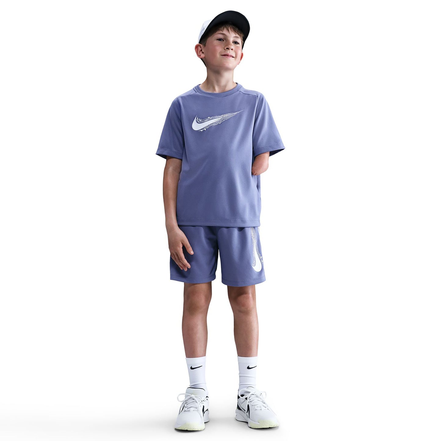 Nike Dri-Fit Multi Šortky Děti-Blaugrau