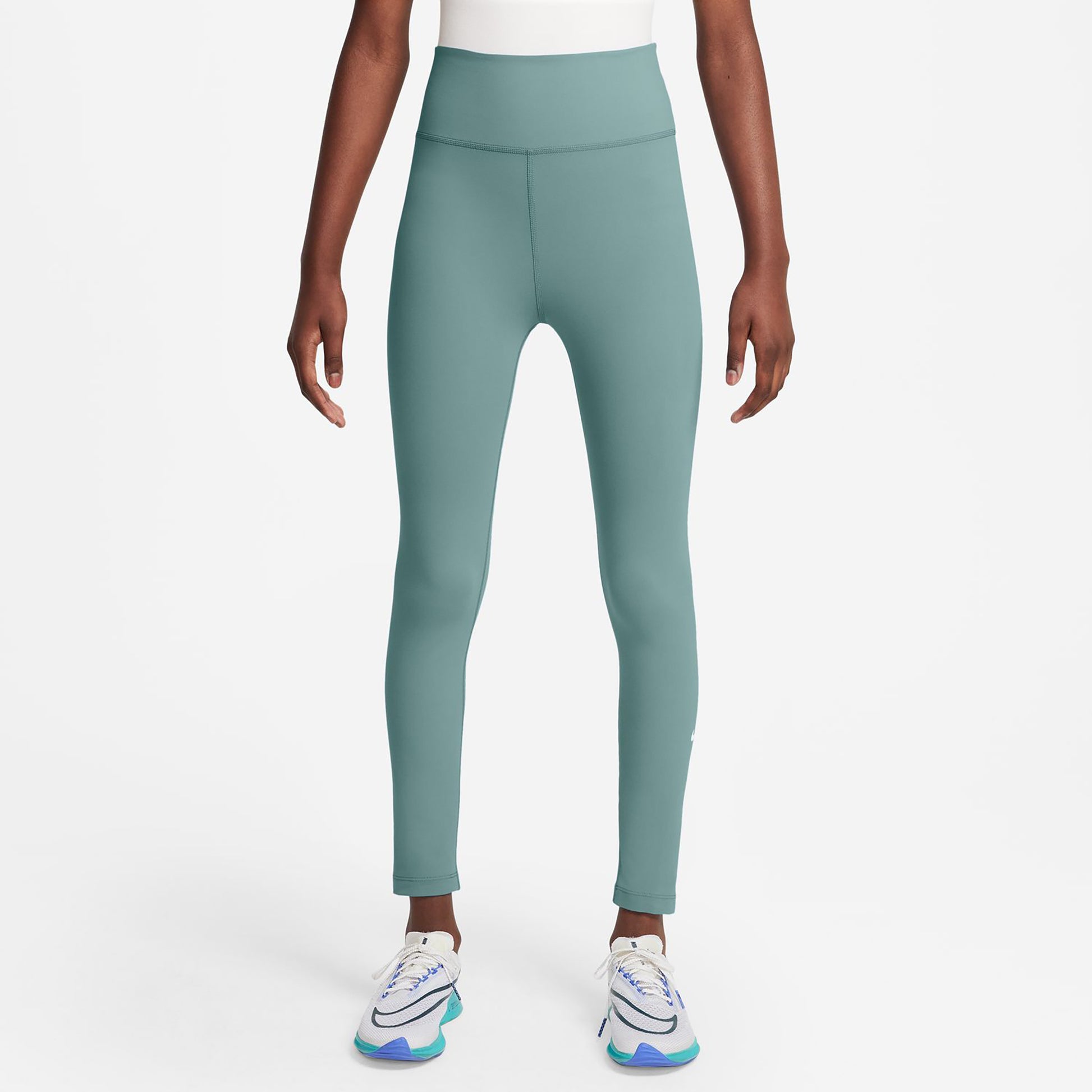 Nike Dri-Fit One Těsné Dívky-Šalvěj
