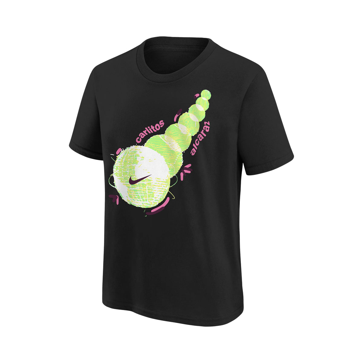 Nike Carlos Alcaraz Tričko Chlapci-Černá