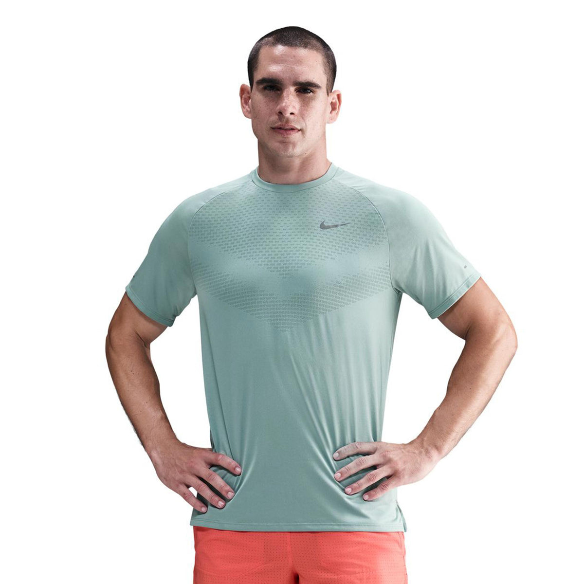 Nike Stride  Běžecké tričko Muži - tyrkysová, stříbrná