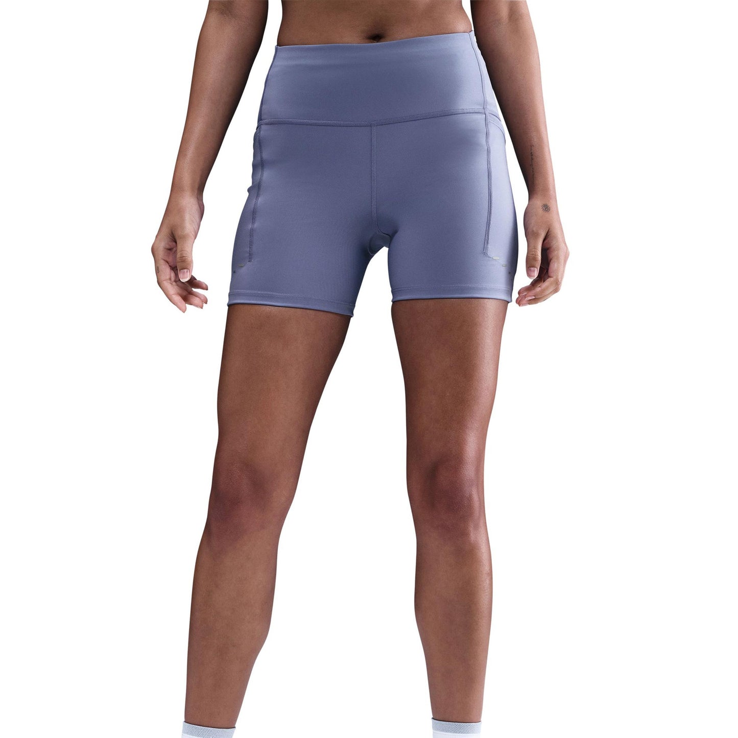 Nike Swift Běžecké punčocháče Dámy - modrošedá, stříbrná