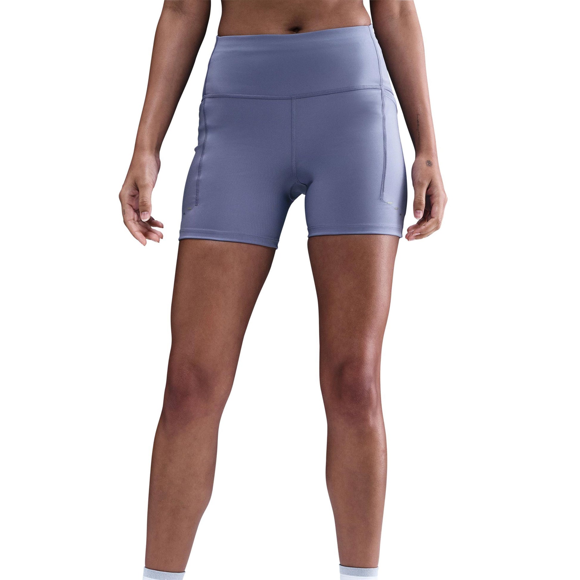 Nike Swift Běžecké punčocháče Dámy - modrošedá, stříbrná