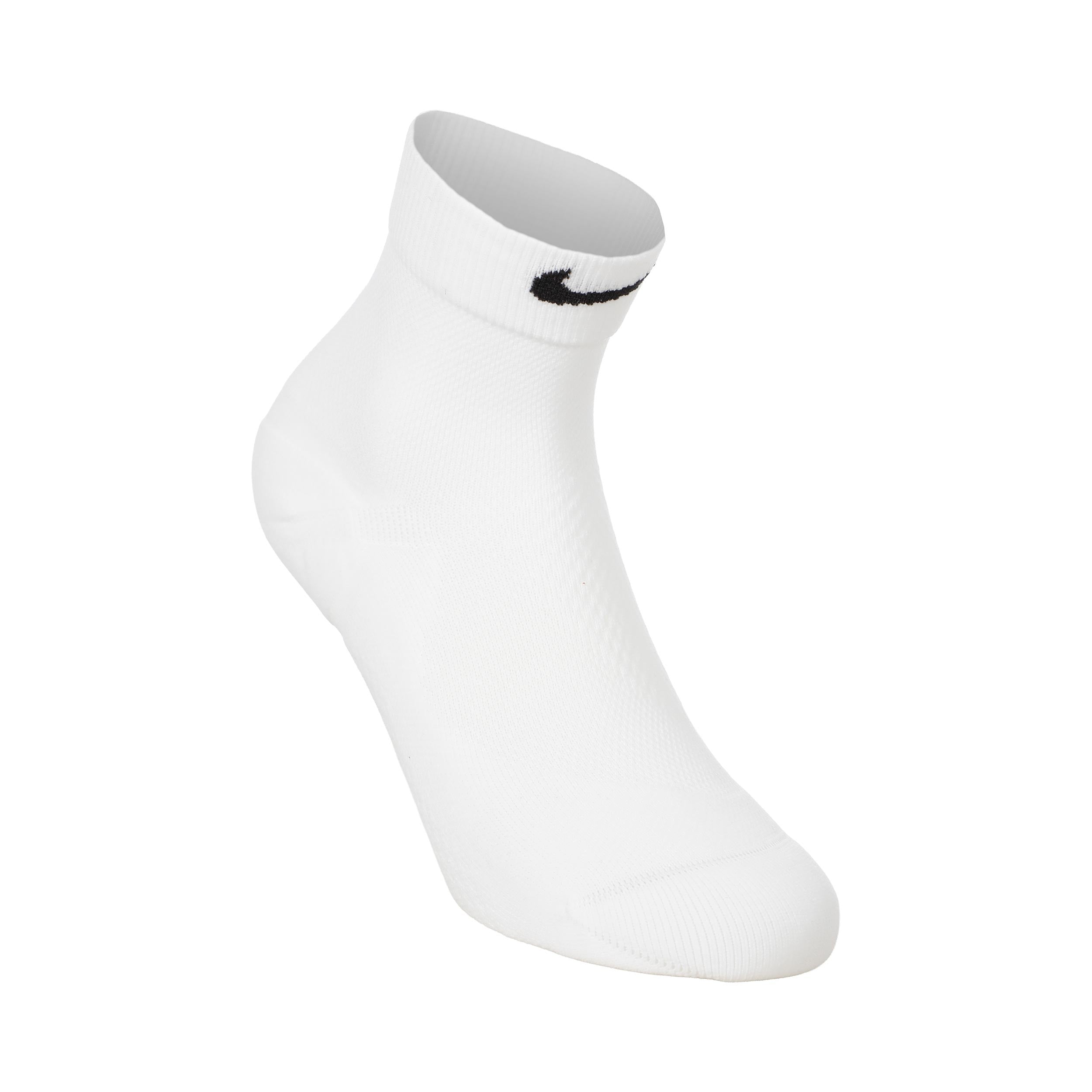 Nike Fast Midweight Ankle Running ponožky Unisex - bílá, neonově zelená