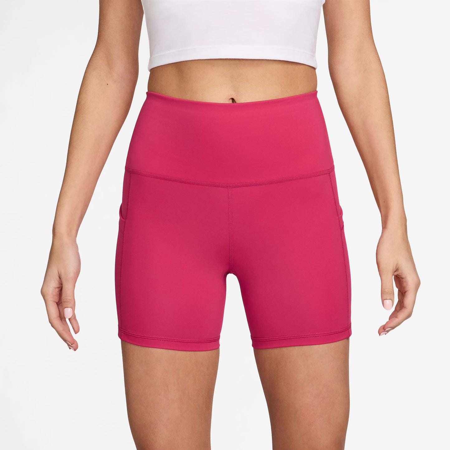 Nike Court Dri-Fit Ball Šortky na míče Dámy - berry, bílá