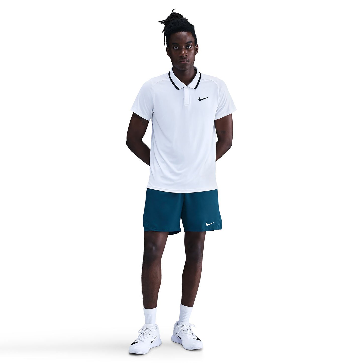 Nike Court Victory Dri-Fit 7in Šortky Muži - petrolejová, bílá