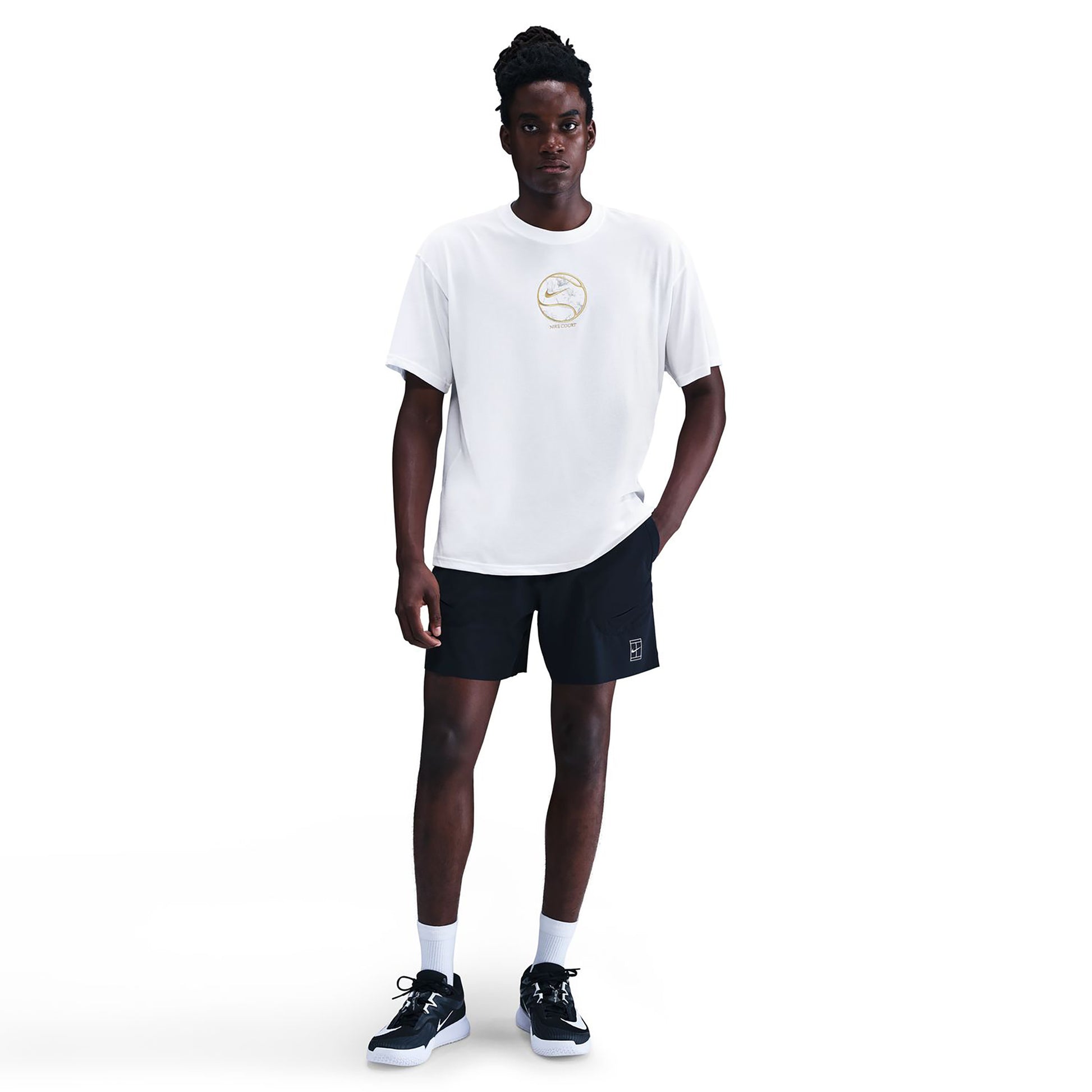 Nike Court Dri-Fit Max 90's Tričko Muži-bílá