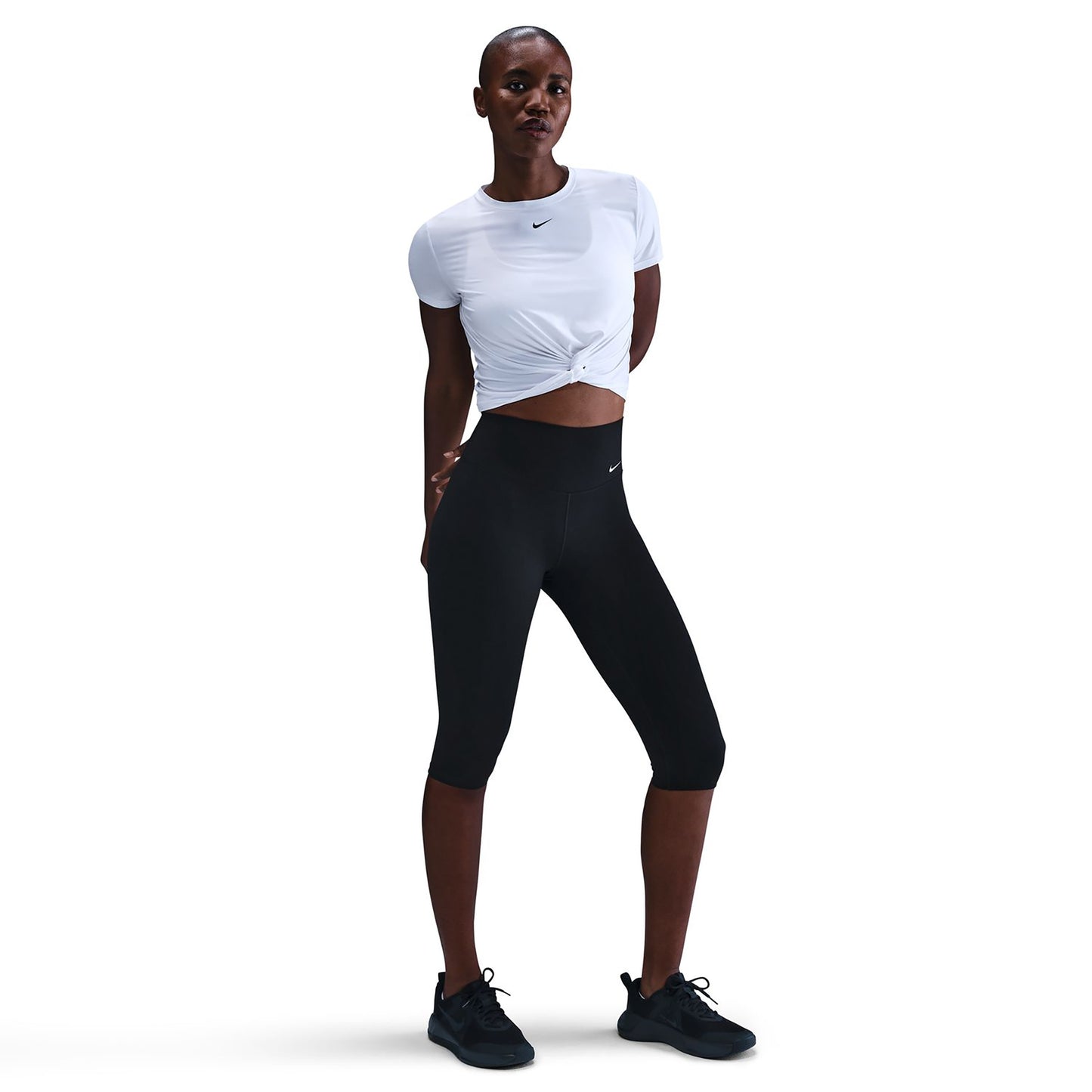 Nike Dri-Fit One Těsné Dámy - černá, bílá