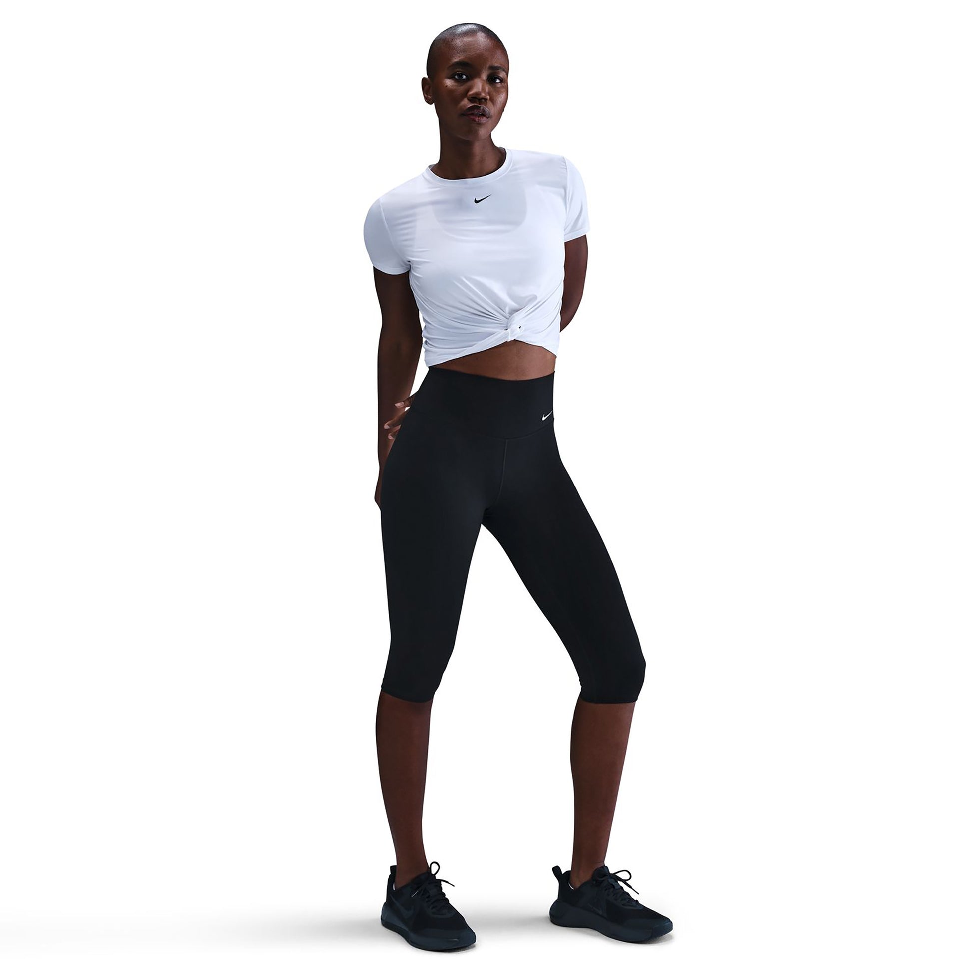 Nike Dri-Fit One Těsné Dámy - černá, bílá