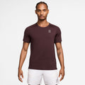 Sinner Court Dri-FIT Advantage Tričko Muži - tmavě červená, bílá