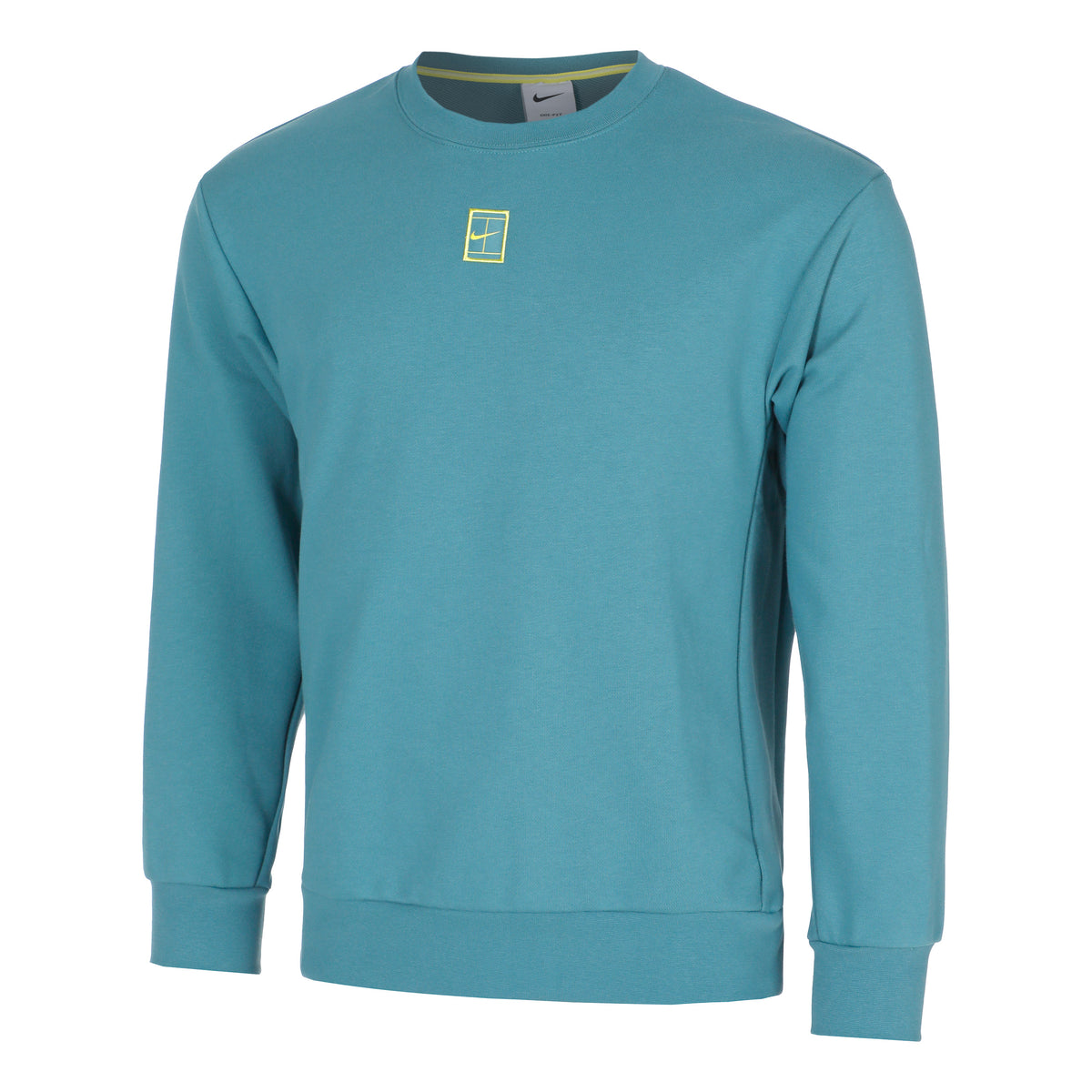 Nike Court Dri-Fit Fleece Heritage Mikina Muži - petrolejová,