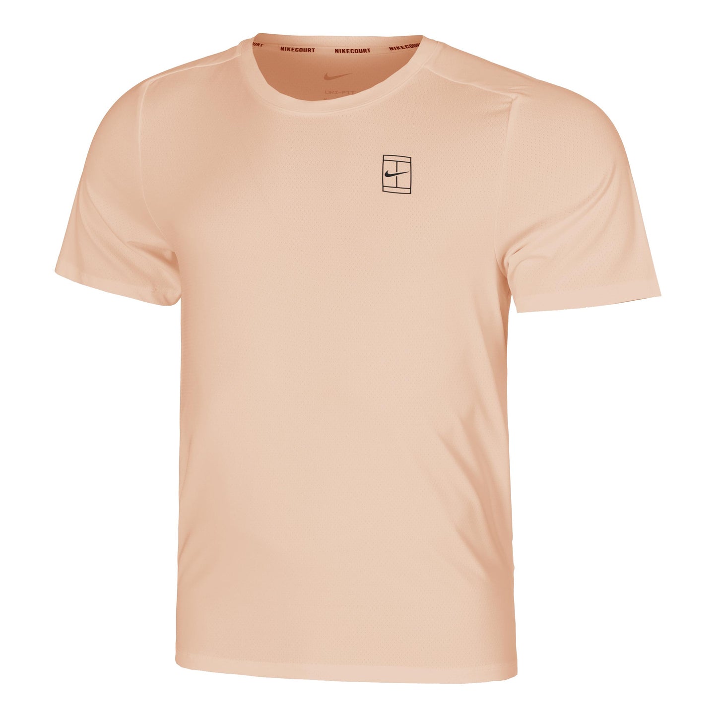 Nike Court Dri-FIT Advantage Tričko Muži - korálová, černá