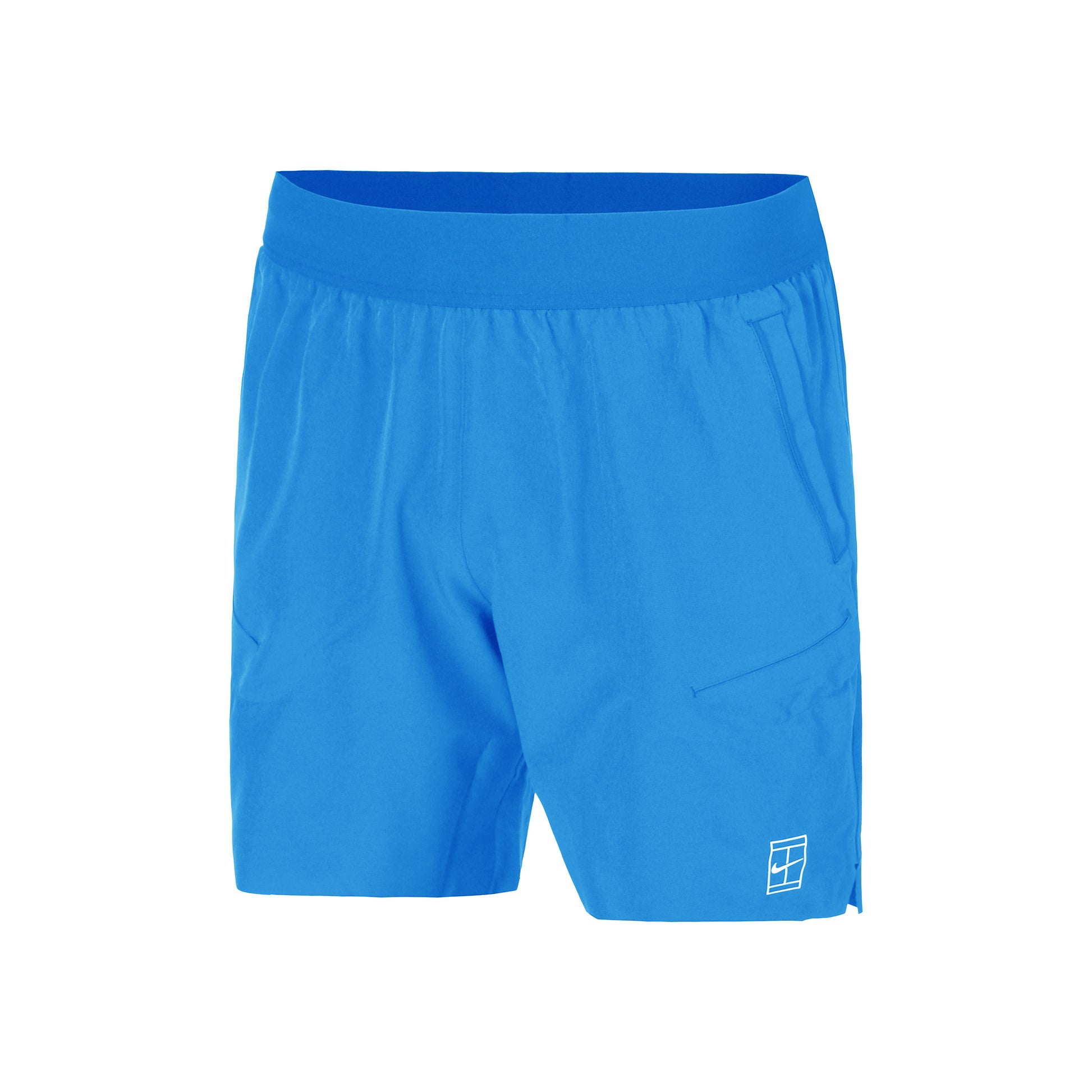 Nike Court Dri-Fit Advantage 6in Šortky Muži-Modrá,Bílá