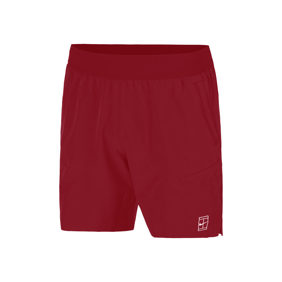 Nike Court Dri-FIT Advantage 6in Šortky Muži - červená, bílá