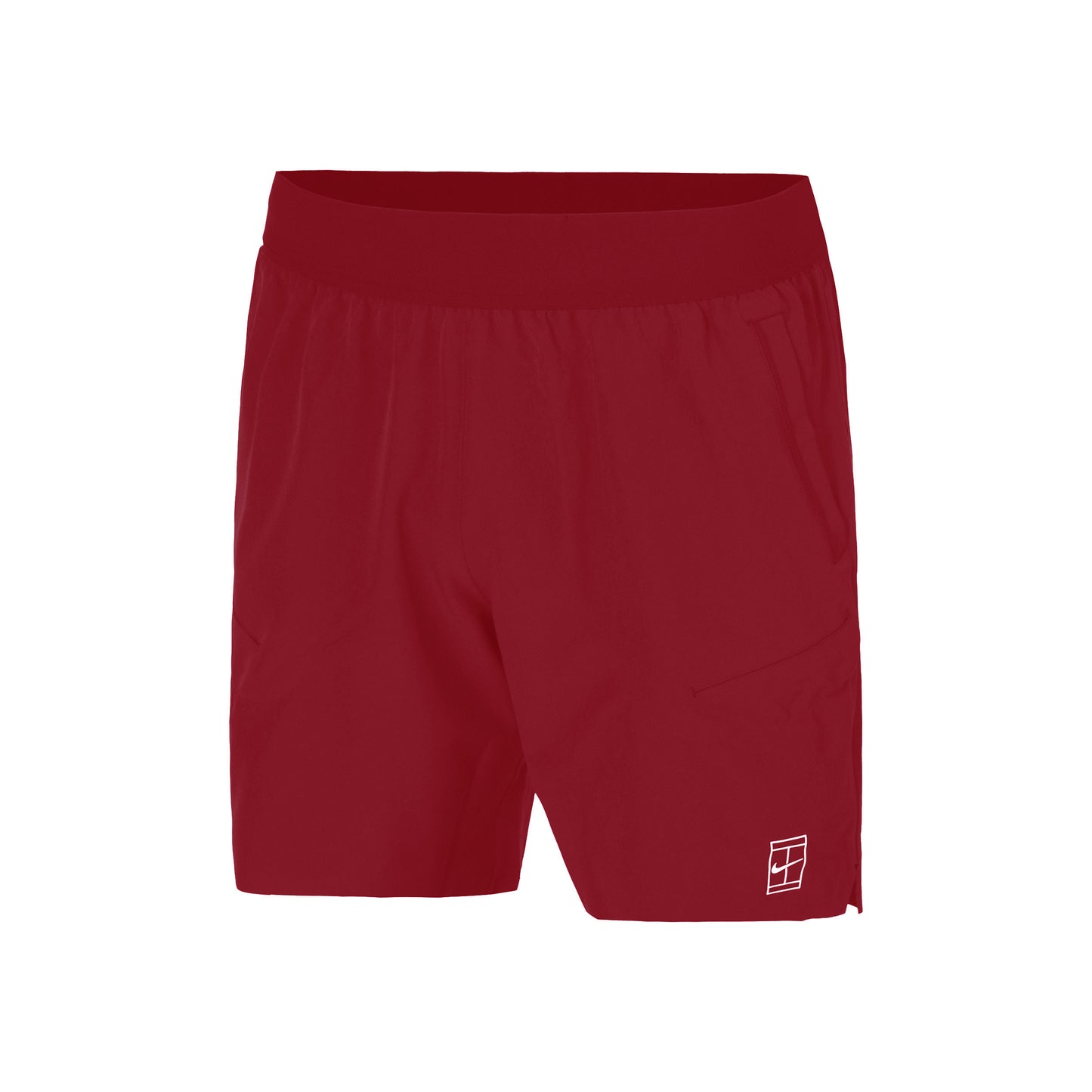 Nike Court Dri-FIT Advantage 6in Šortky Muži - červená, bílá