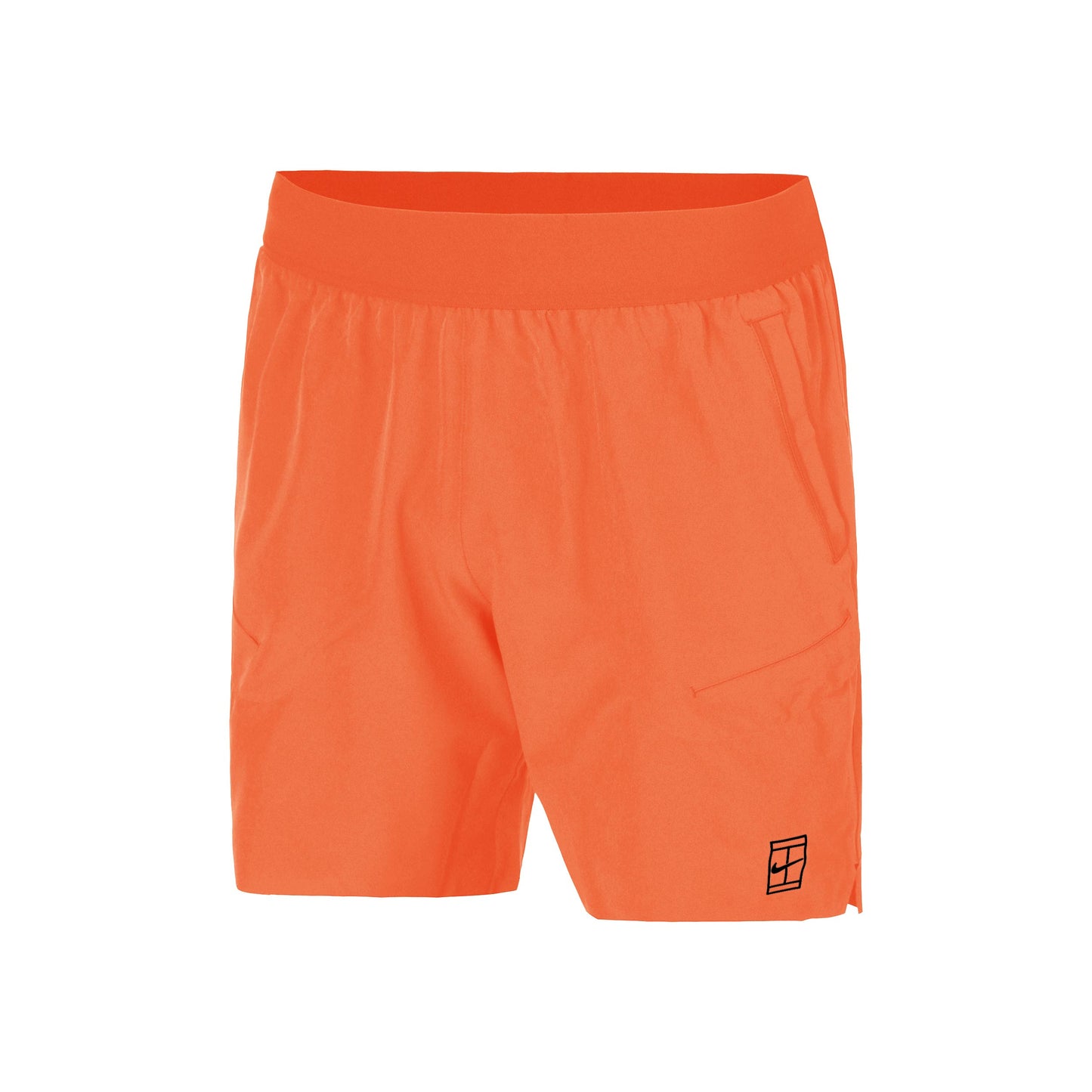 Nike Court Dri-FIT Advantage 6in Šortky Muži - oranžová, černá