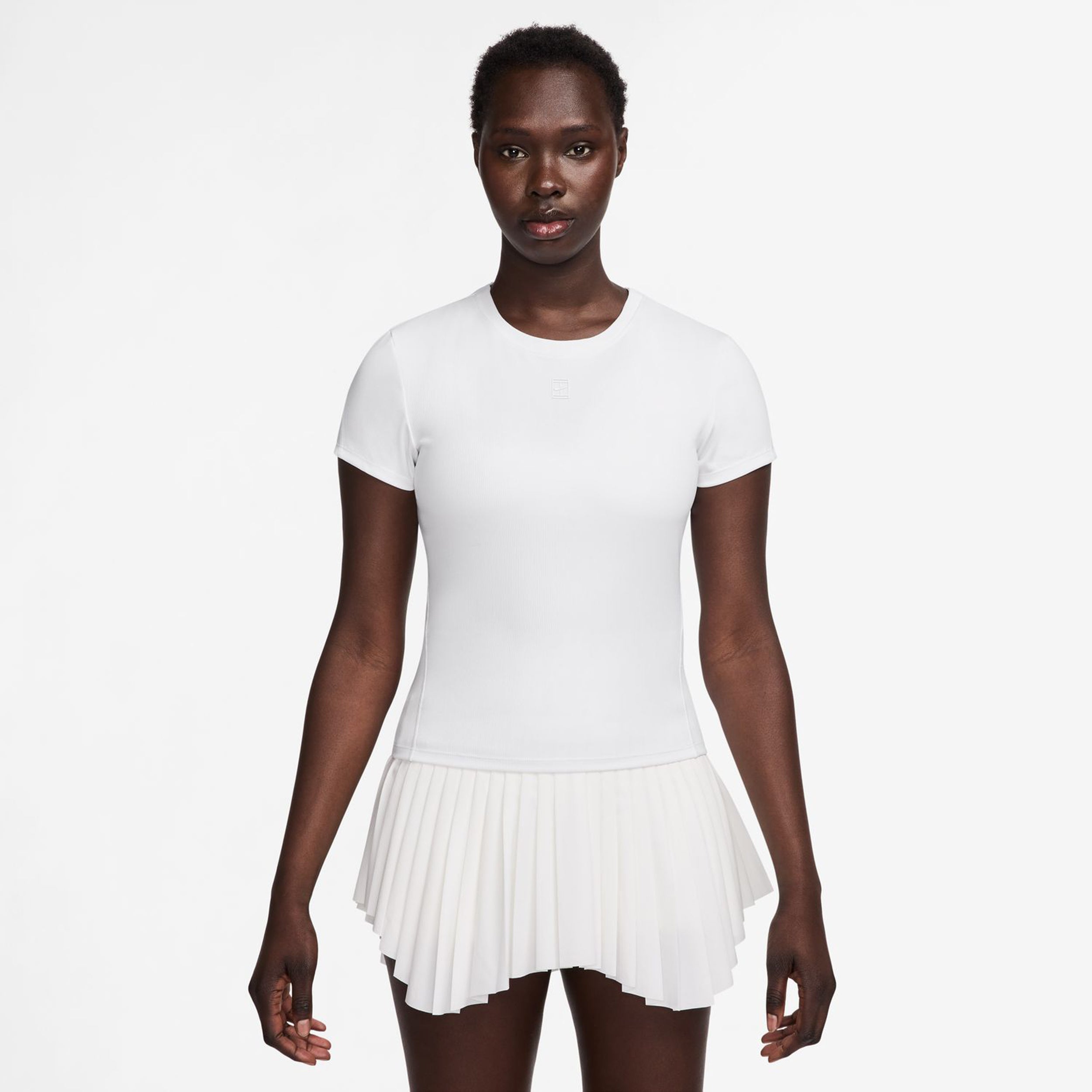 Nike Court Dri-Fit Advantage Tričko Dámy-Bílá,Bílá