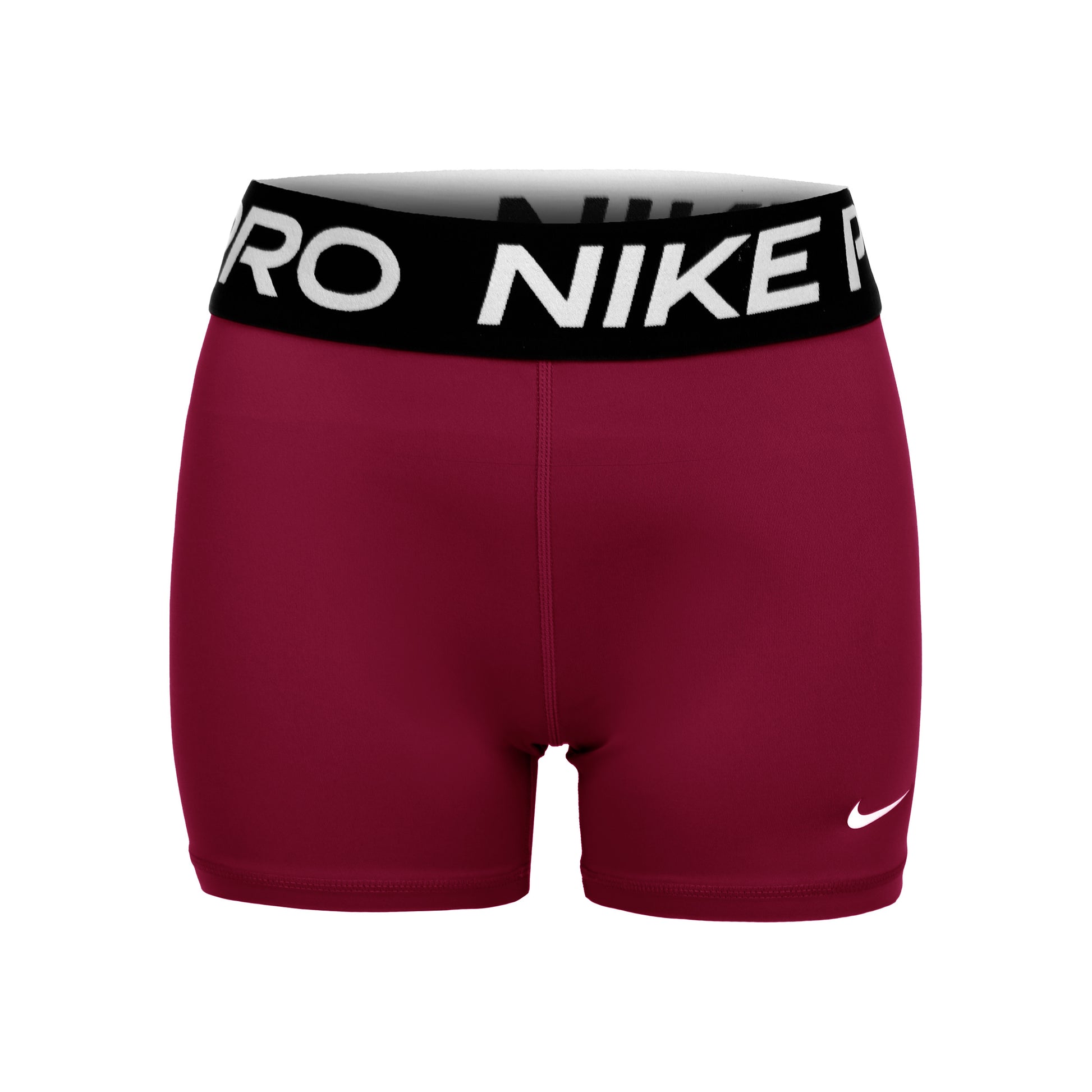 Nike Dri-Fit Big Kids 3in Šortky Dívky - červené víno, černá