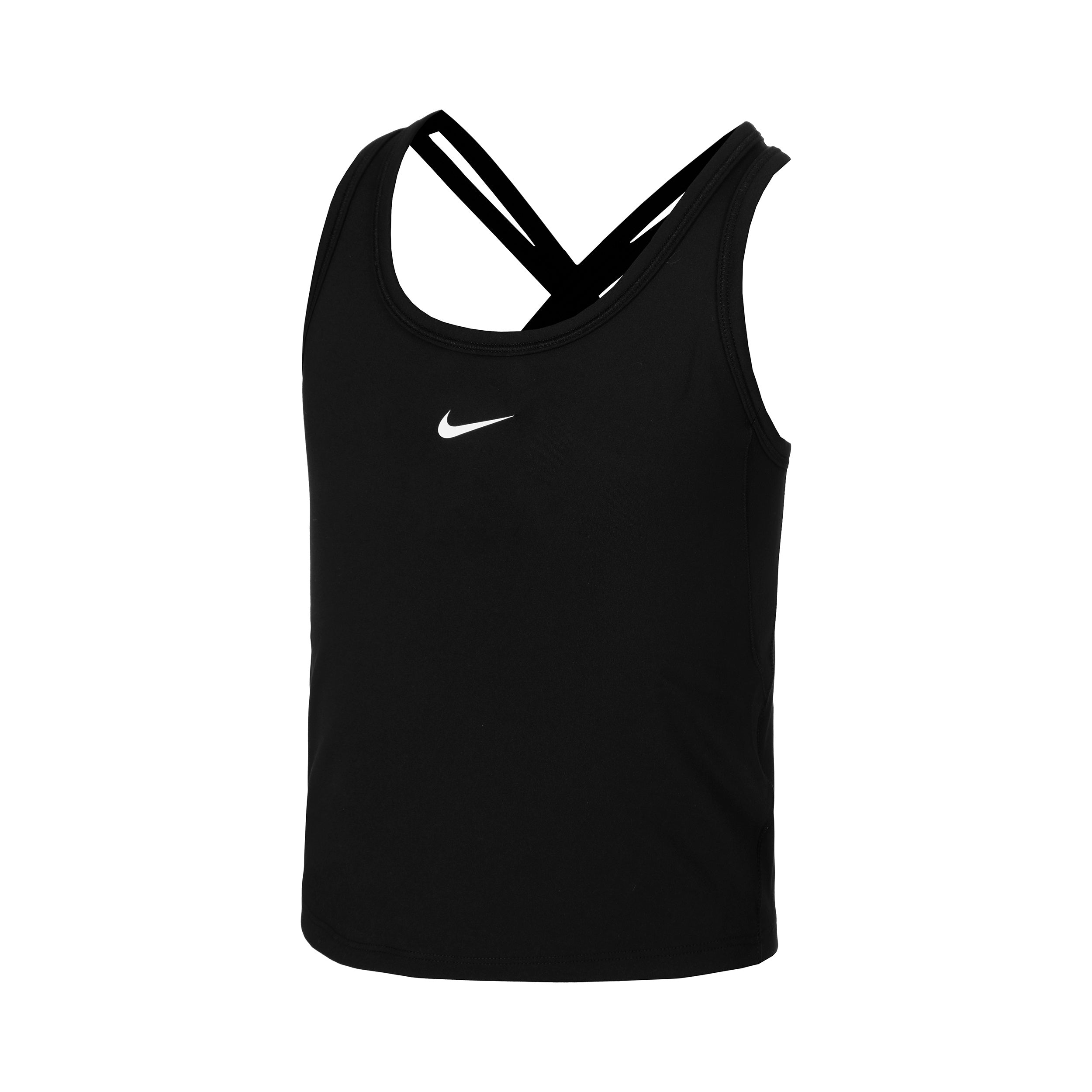 Nike Dri-Fit One Sportovní Tílko Dívky-Černá,Bílá