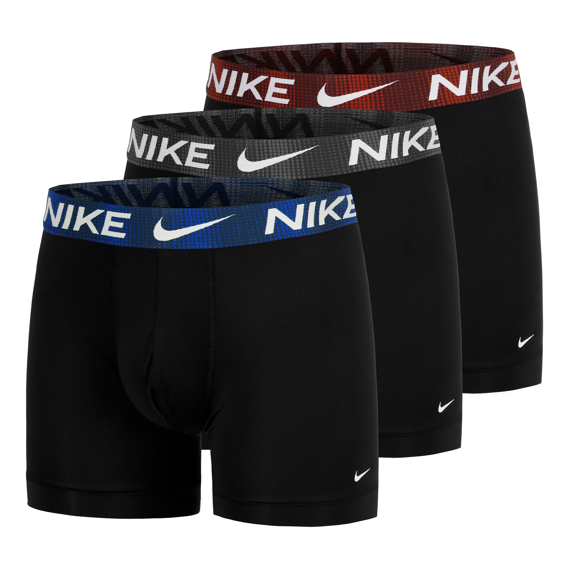 Nike Essential Micro Trenýrky 3ks v baleni Muži - černá, olivová