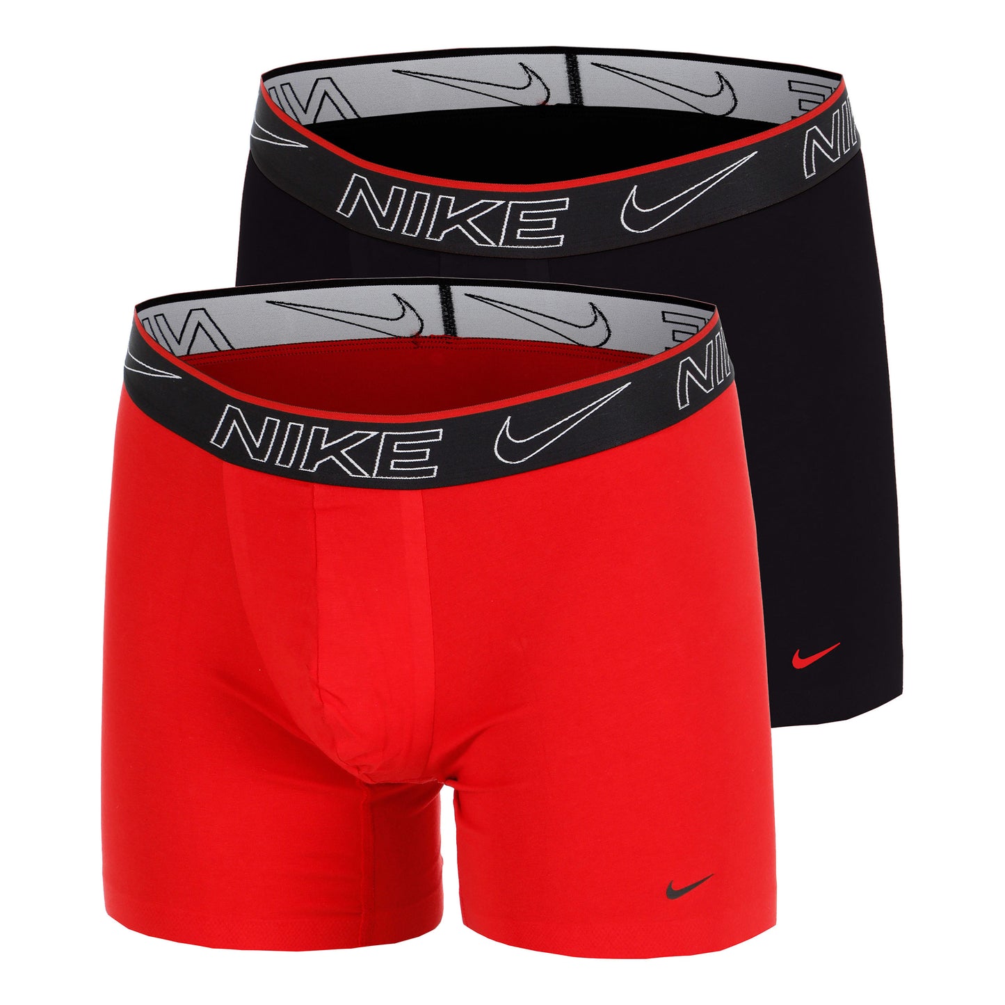 Nike Elite Cotton Stretch Trenýrky 2ks V Baleni Muži-Černá,Červená