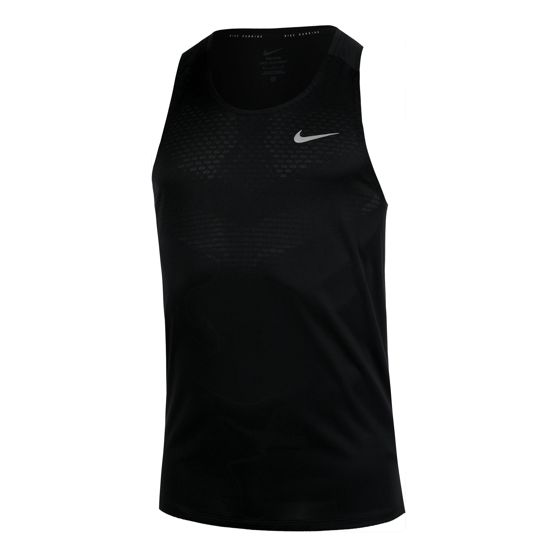 Nike Stride Běžecké tričko Muži - černá