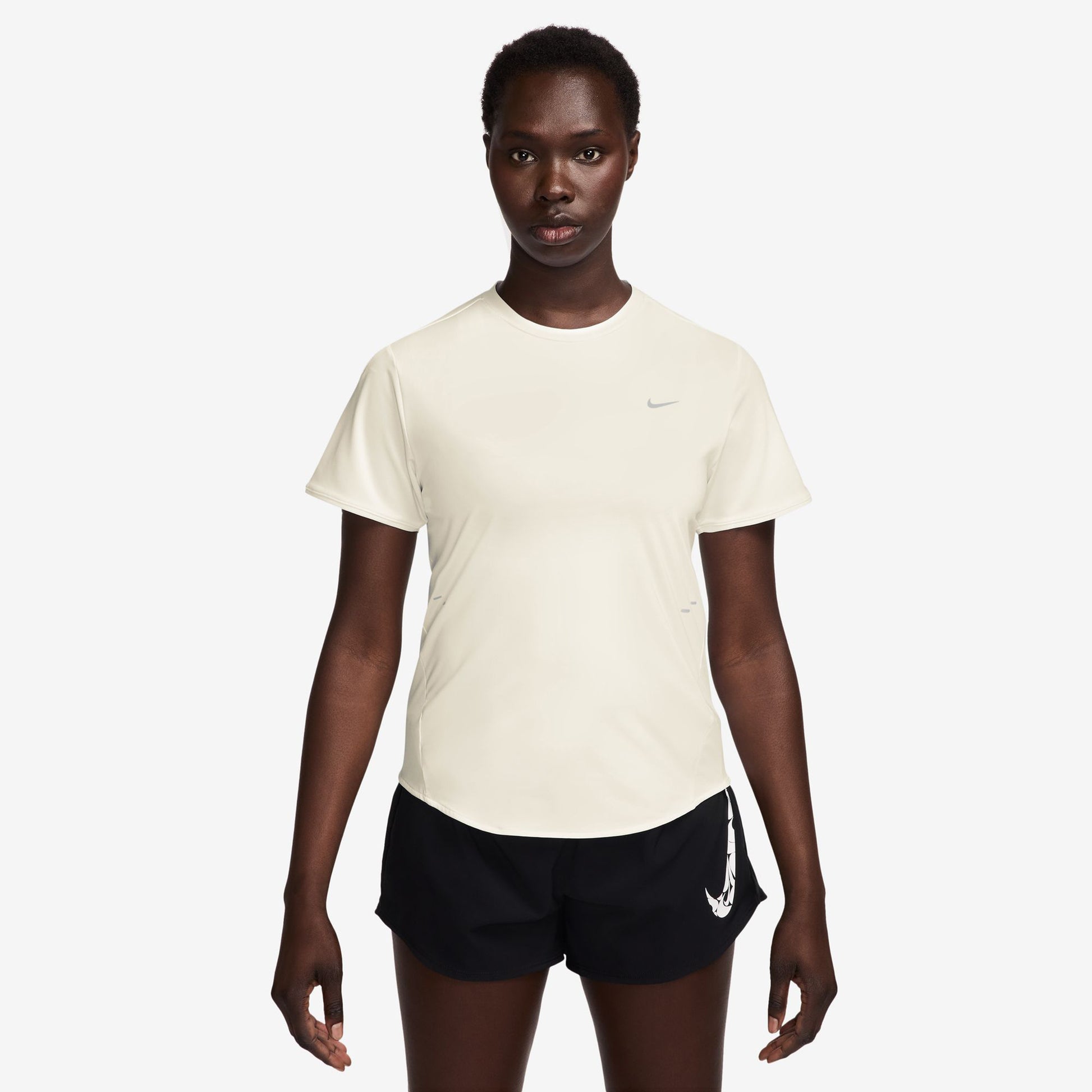 Nike Swift Běžecké tričko Dámy - krémová